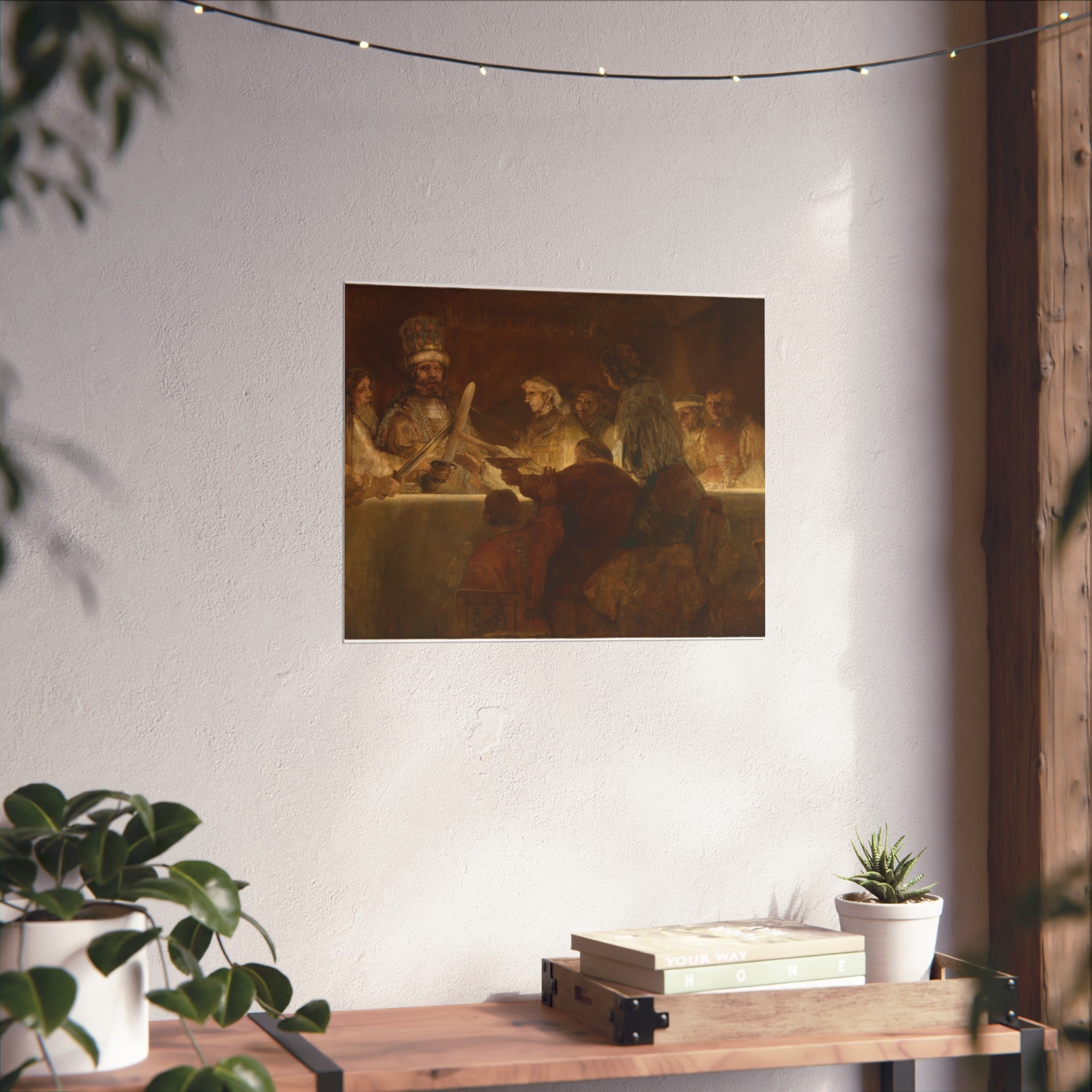 The Conspiracy of Claudius Civilis by Rembrandt van Rijn | Fine Art Poster