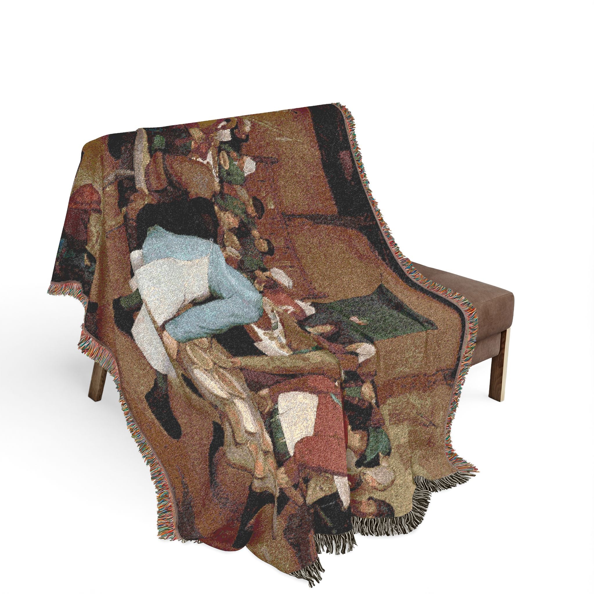 Pieter Bruegel the Elder - Peasant Wedding - Google Art Project 2 | Woven Tapestry Blanket