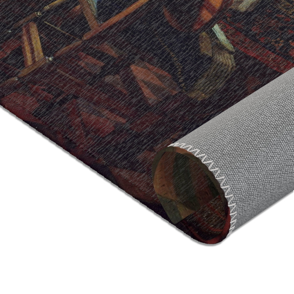 Jan Vermeer van Delft - The Glass of Wine - Google Art Project | Area Rug