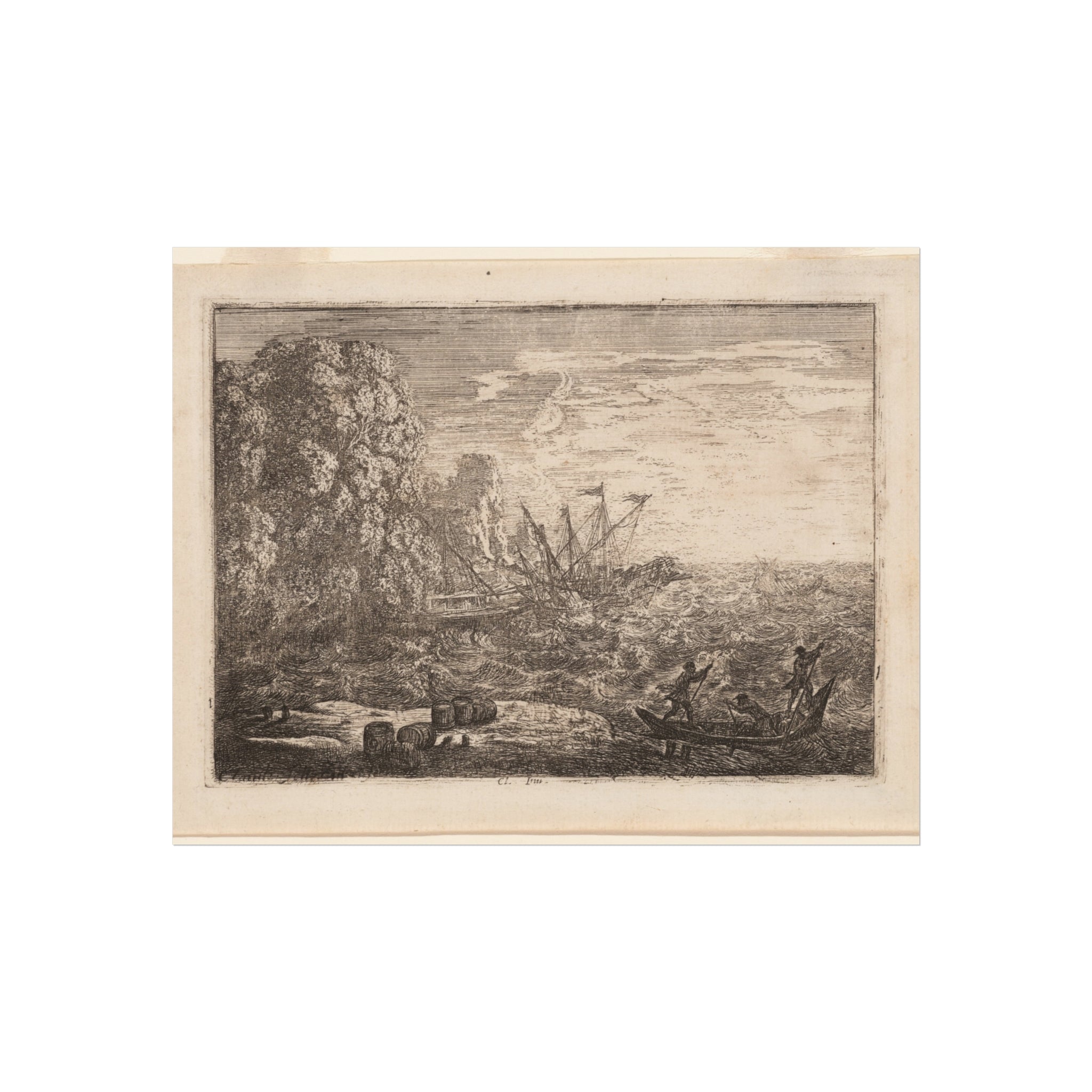 Claude Lorrain - The Tempest | Fine Art Poster