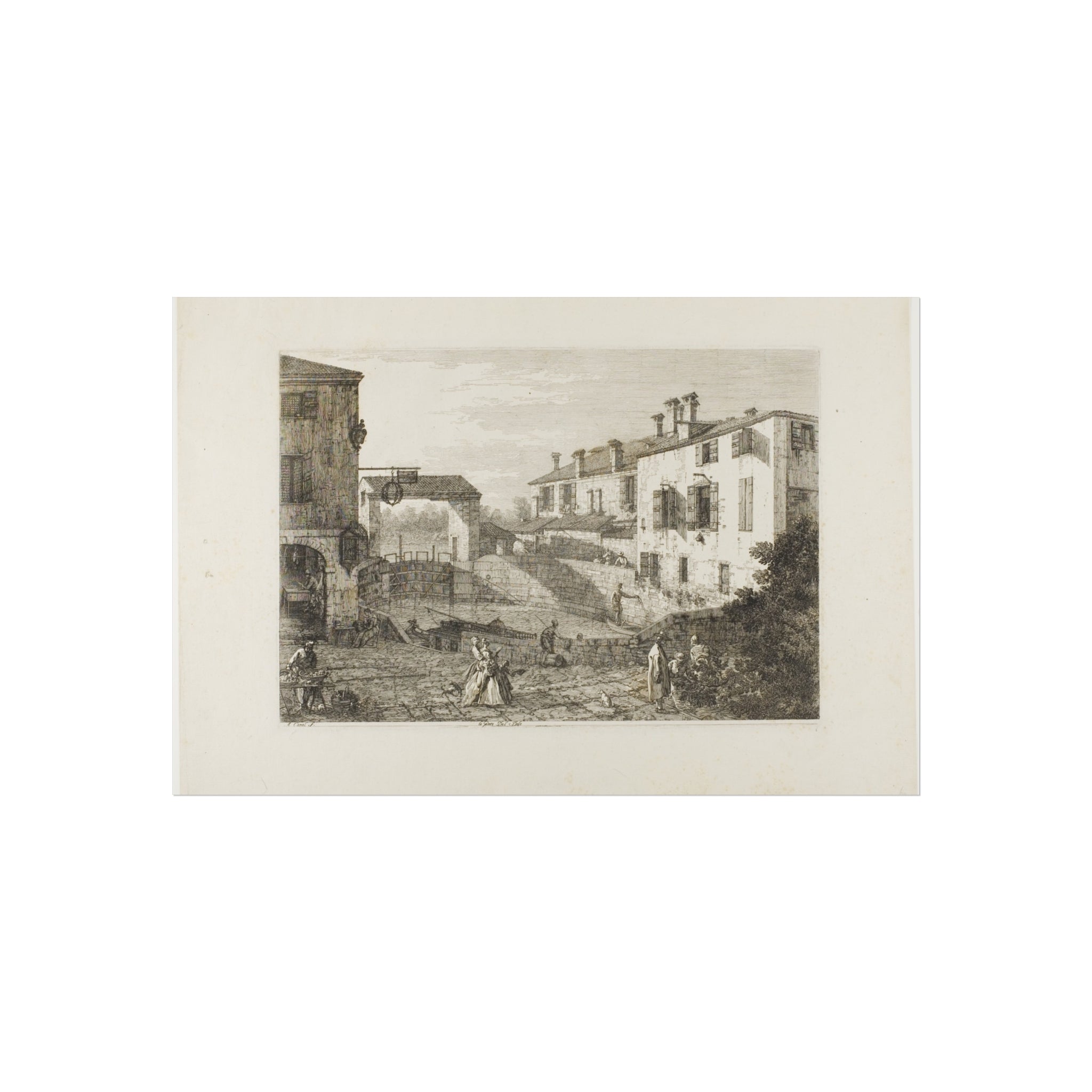 Canaletto - Le Porte Del Dolo, from Vedute | Fine Art Poster