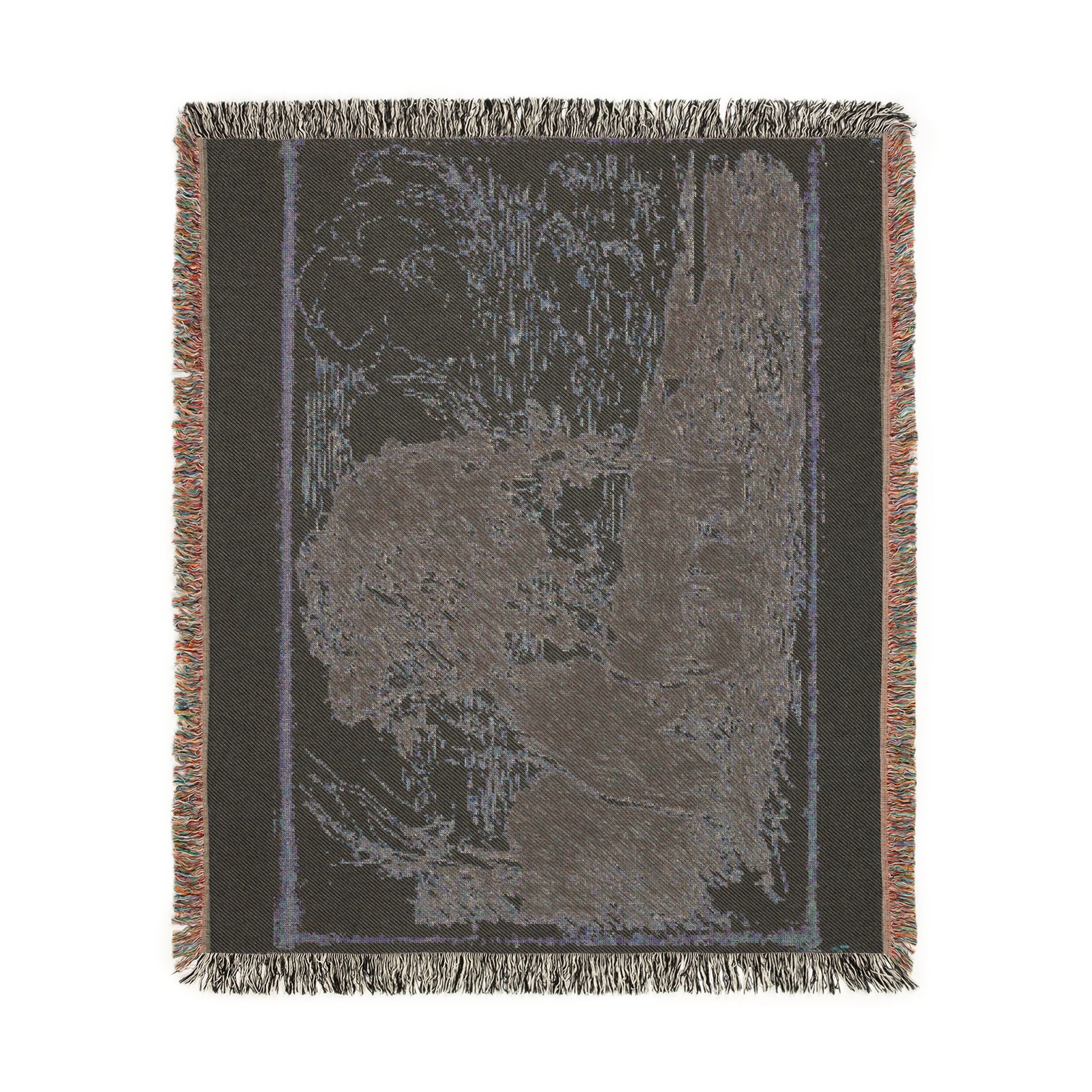Jean Baptiste Camille Corot - Souvenir of the Fortifications of Douai | Woven Tapestry Blanket