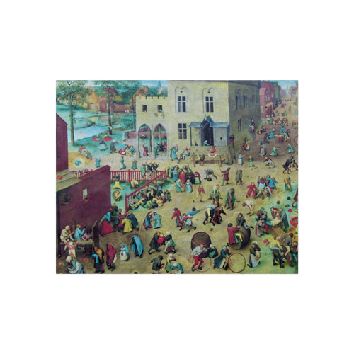 -2022-02-07 Children's Games, Pieter Bruegel the Elder, West Street, Cromer, Norfolk | Fine Art Poster