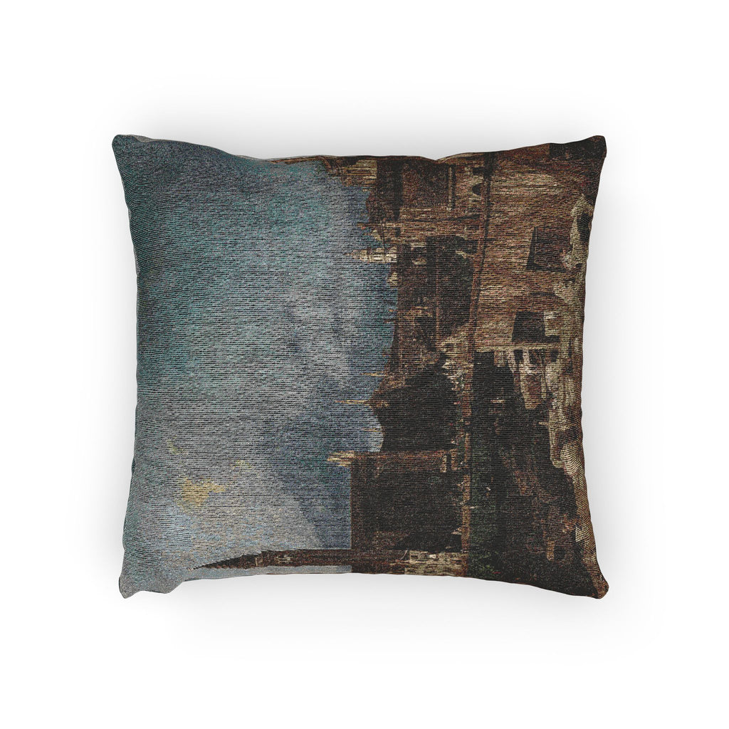 Canaletto - The Stonemason's Yard | Woven Pillow