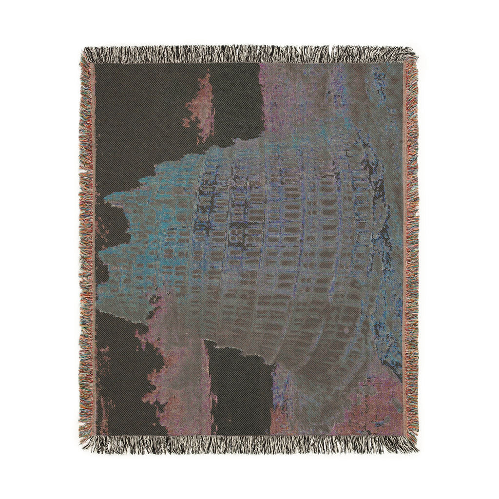 Pieter Bruegel the Elder - The Tower of Babel (Rotterdam) - Google Art Project - edited | Woven Tapestry Blanket