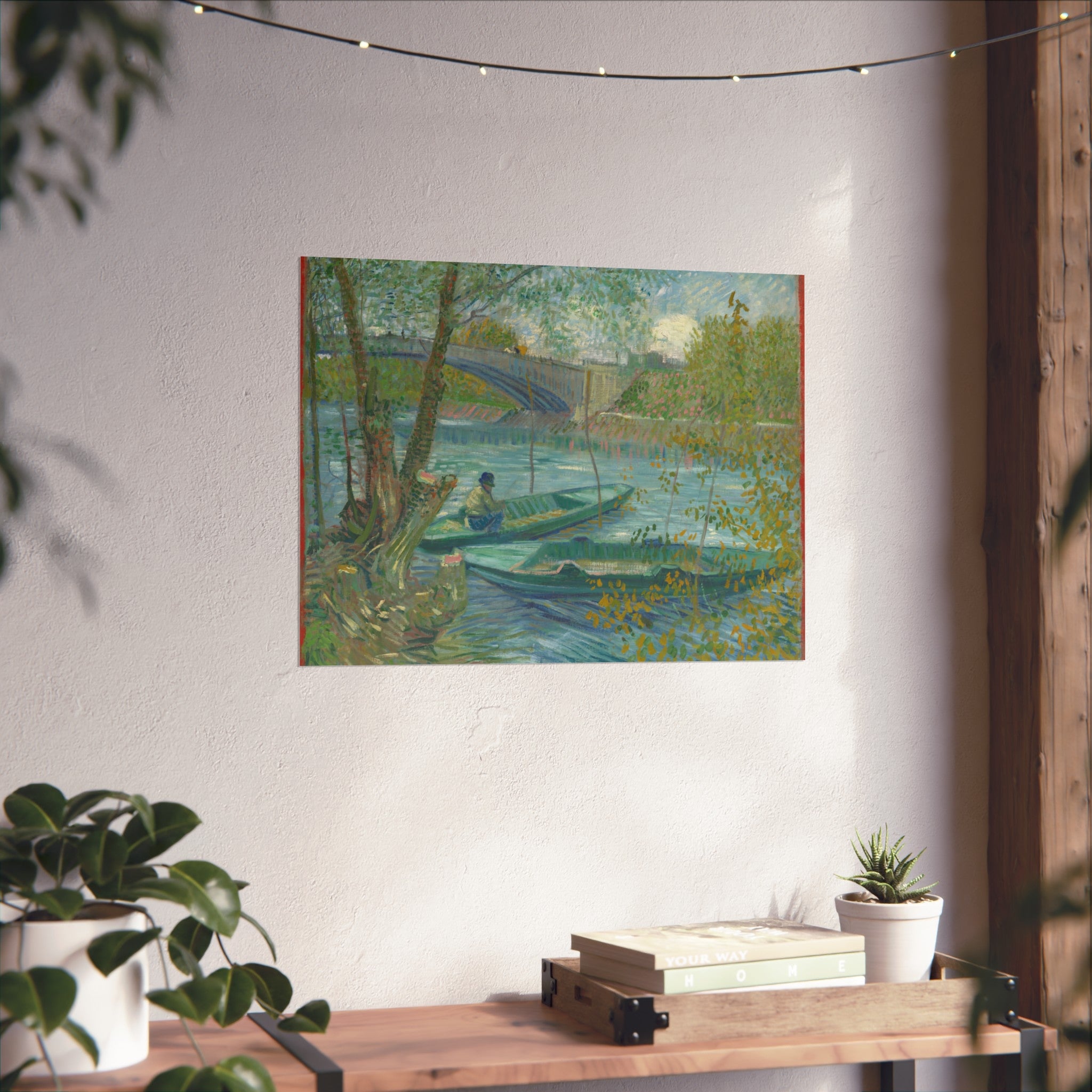 Vincent van Gogh - Fishing in Spring, the Pont de Clichy | Fine Art Poster