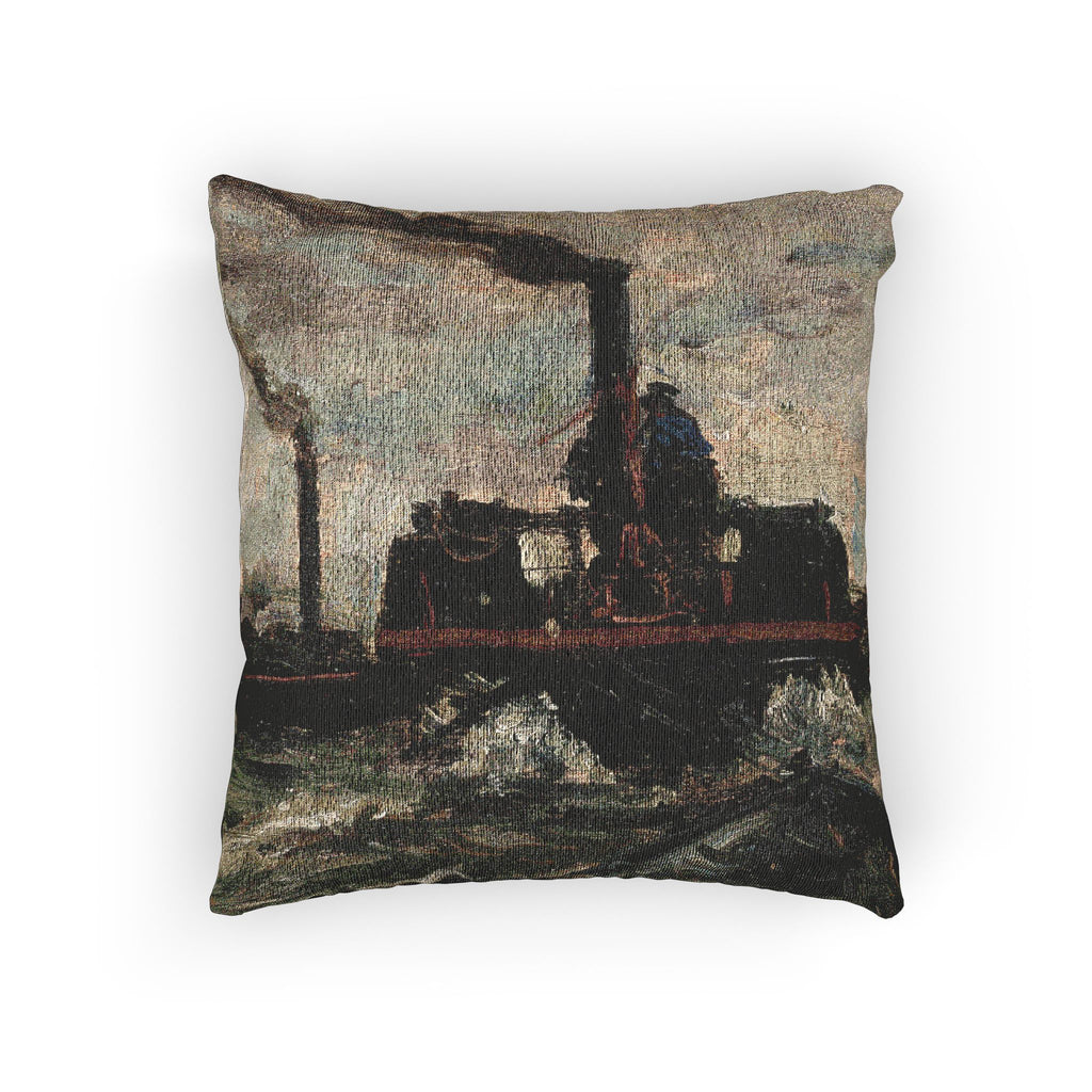 Charles François Daubigny - River Boat | Woven Pillow
