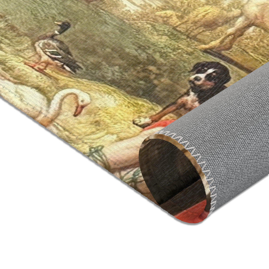 Dessau, Anhaltische Gemäldegalerie, Aelbert Jacobsz. Cuyp, Orpheus und die Tiere | Area Rug