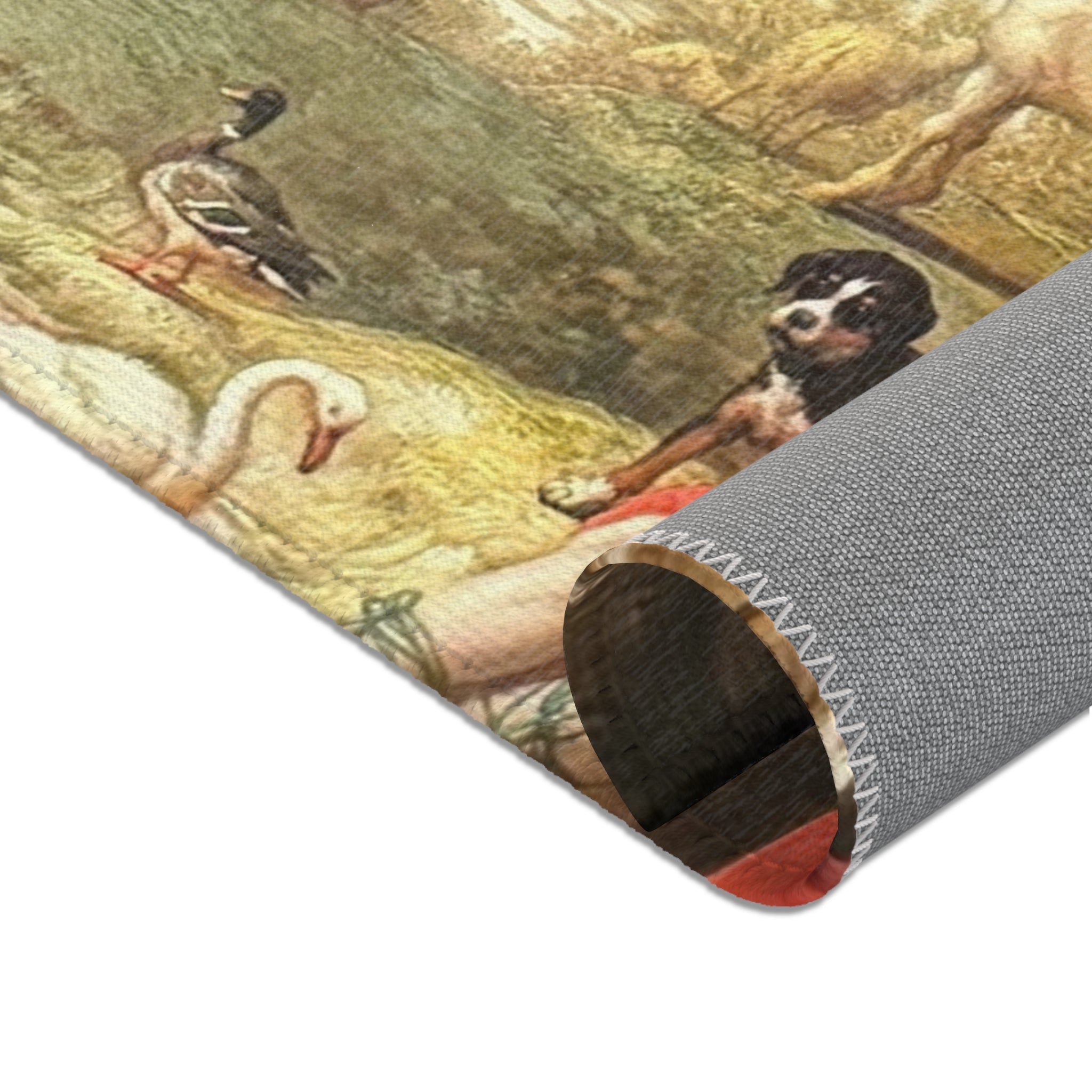 Dessau, Anhaltische Gemäldegalerie, Aelbert Jacobsz. Cuyp, Orpheus und die Tiere | Area Rug