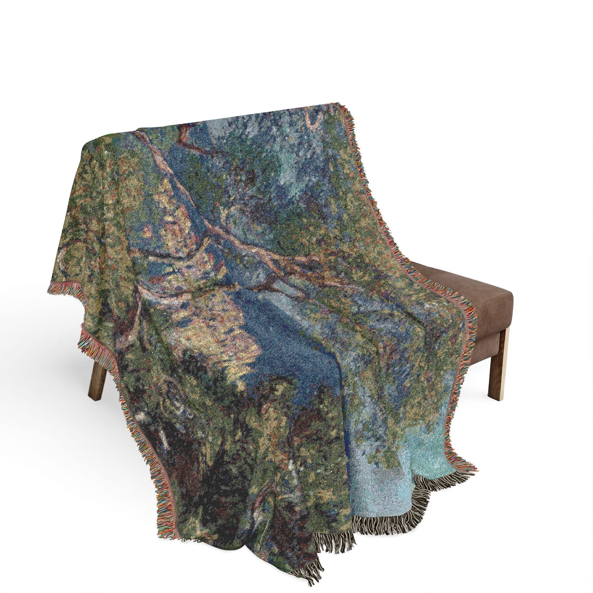 Bordighera Claude Monet Tapestry Blanket