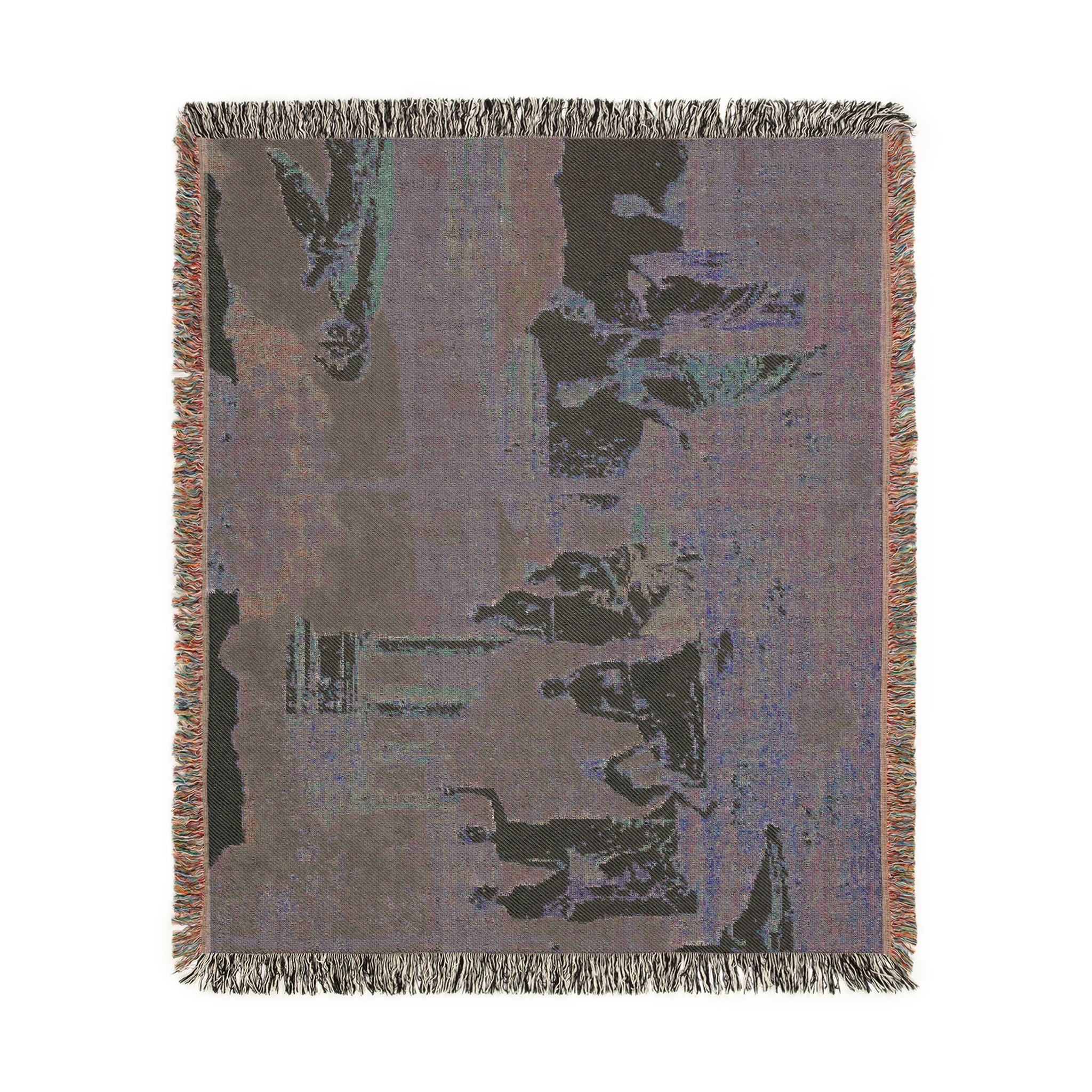 Pierre Puvis de Chavannes - The Sacred Grove, Beloved of the Arts and the Muses | Woven Tapestry Blanket