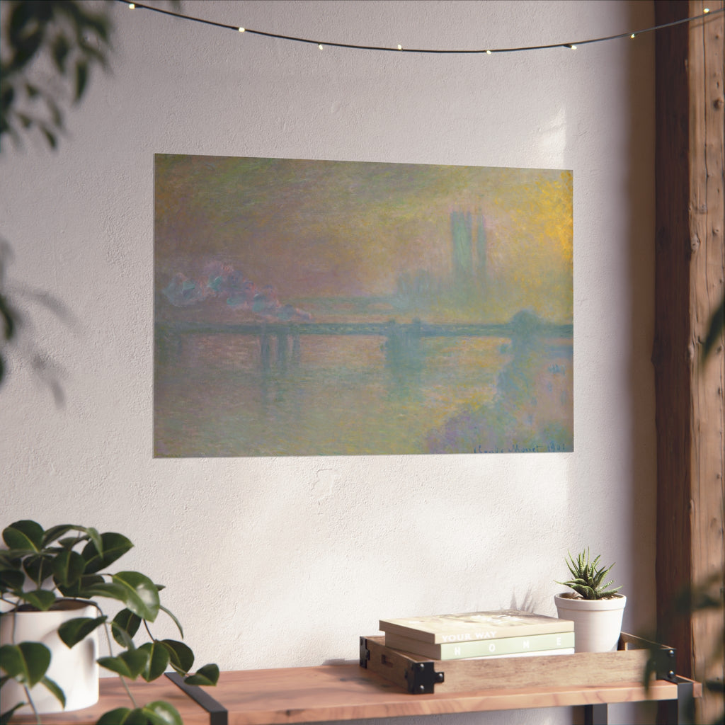 Claude Monet - Charing Cross Bridge, London | Fine Art Poster