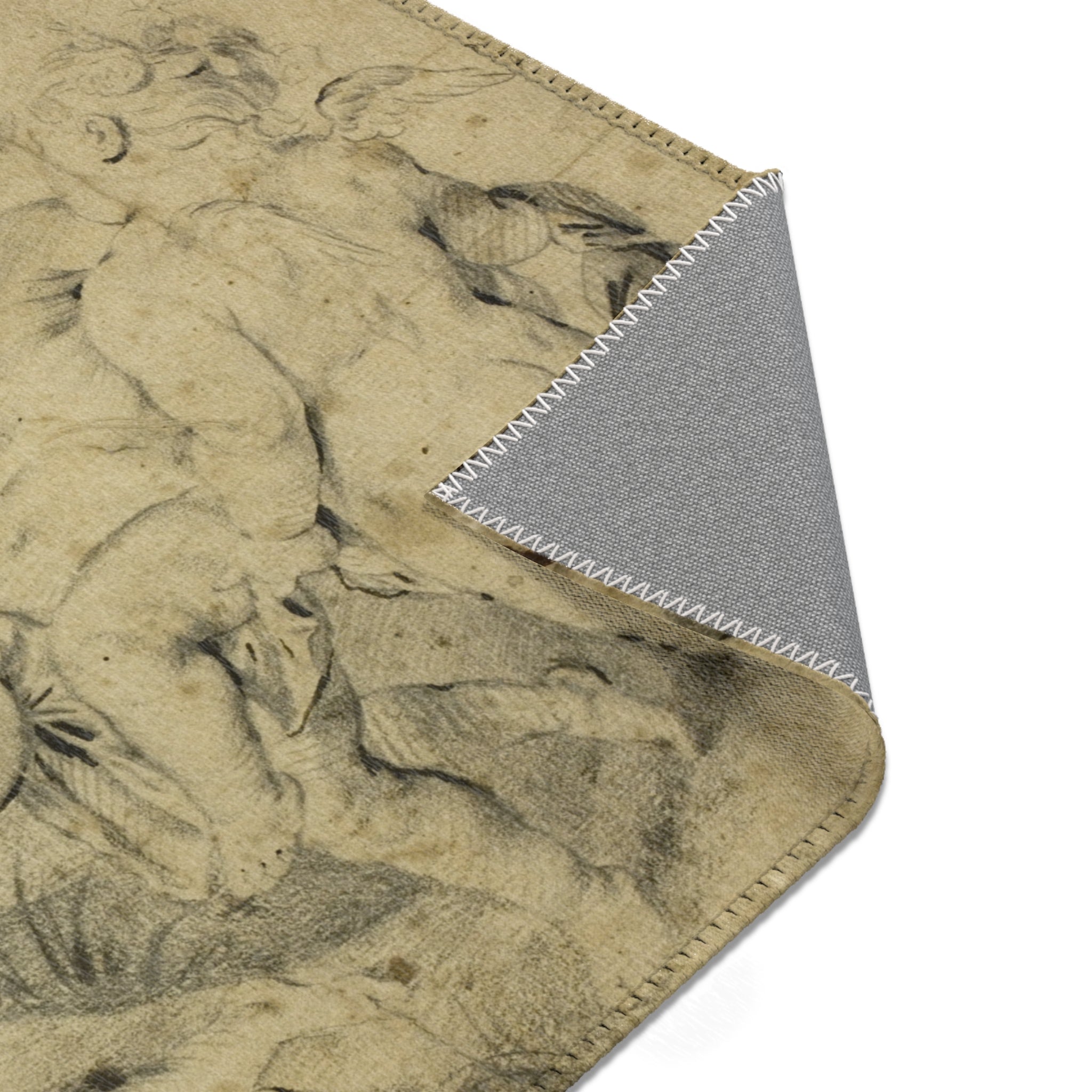 Anthony van Dyck - Young Bacchus and Companions | Area Rug