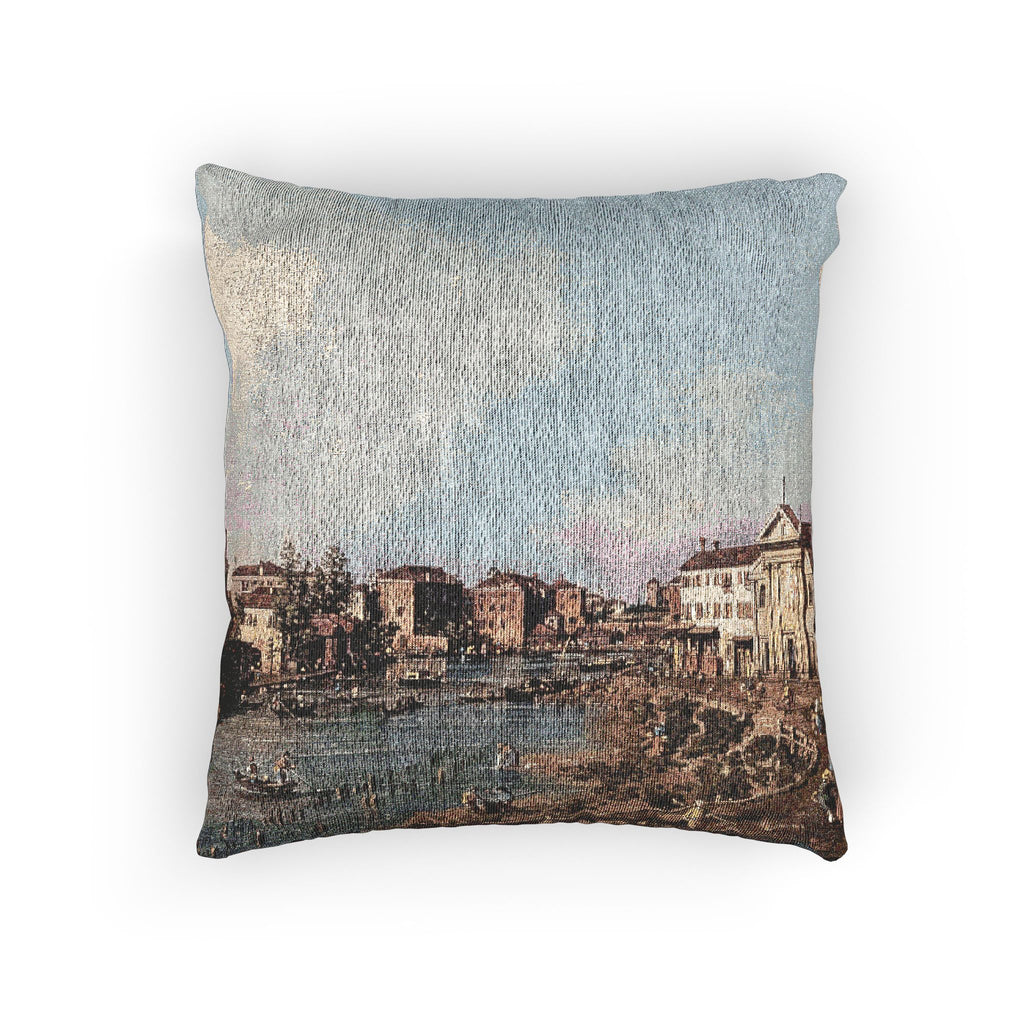 Bemberg Fondation Toulouse - Vue de Dolo - Canaletto ca 1740 - Inv 1011 | Woven Pillow