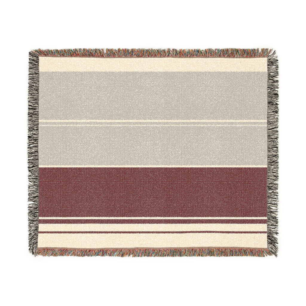 Orchard Throw — Stone · Fig · Warm White