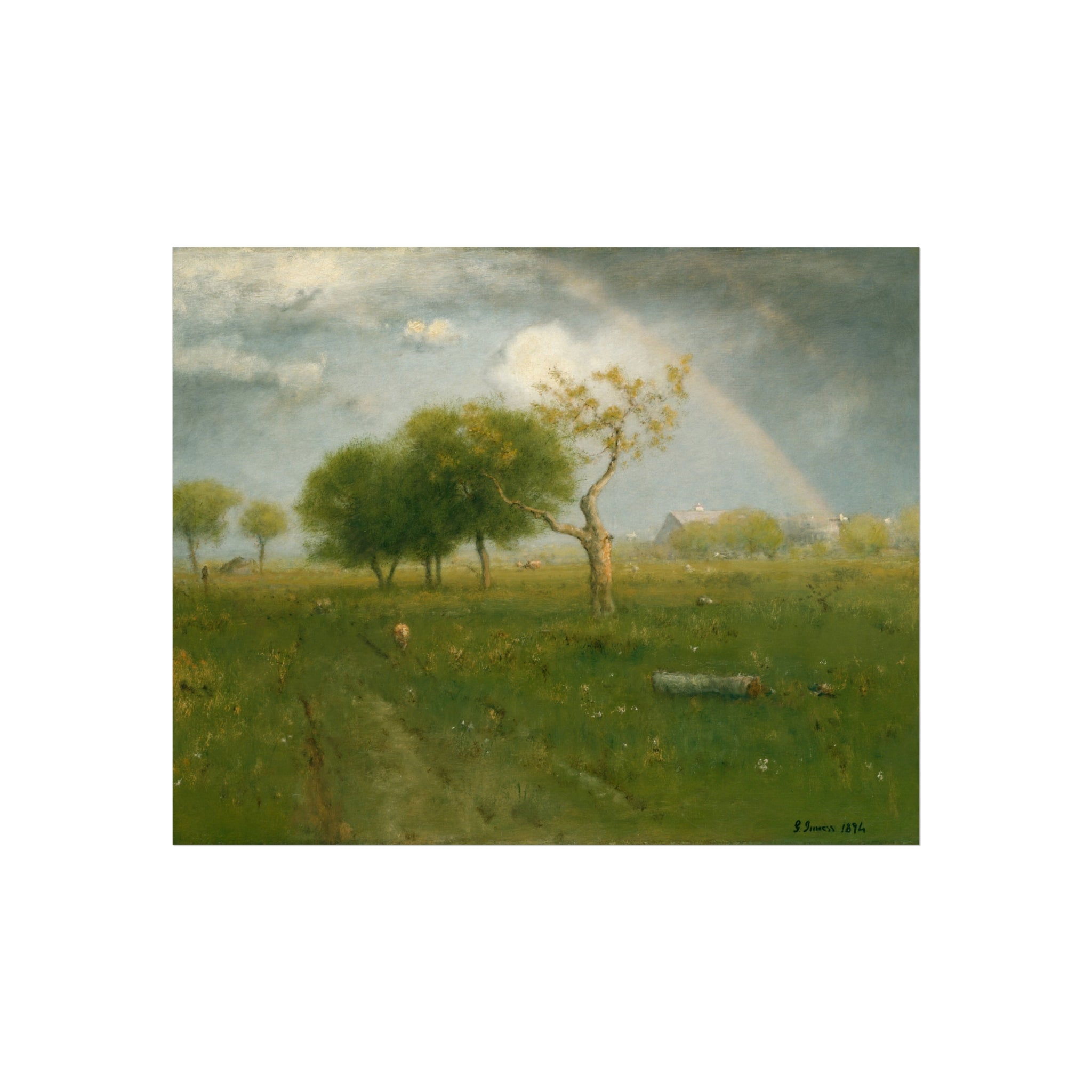 After a Summer Shower George Inness Fine Art Poster
