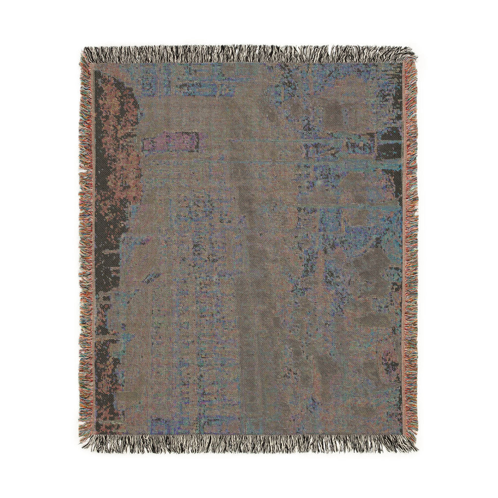Camille Pissarro - The Place du Havre, Paris | Woven Tapestry Blanket