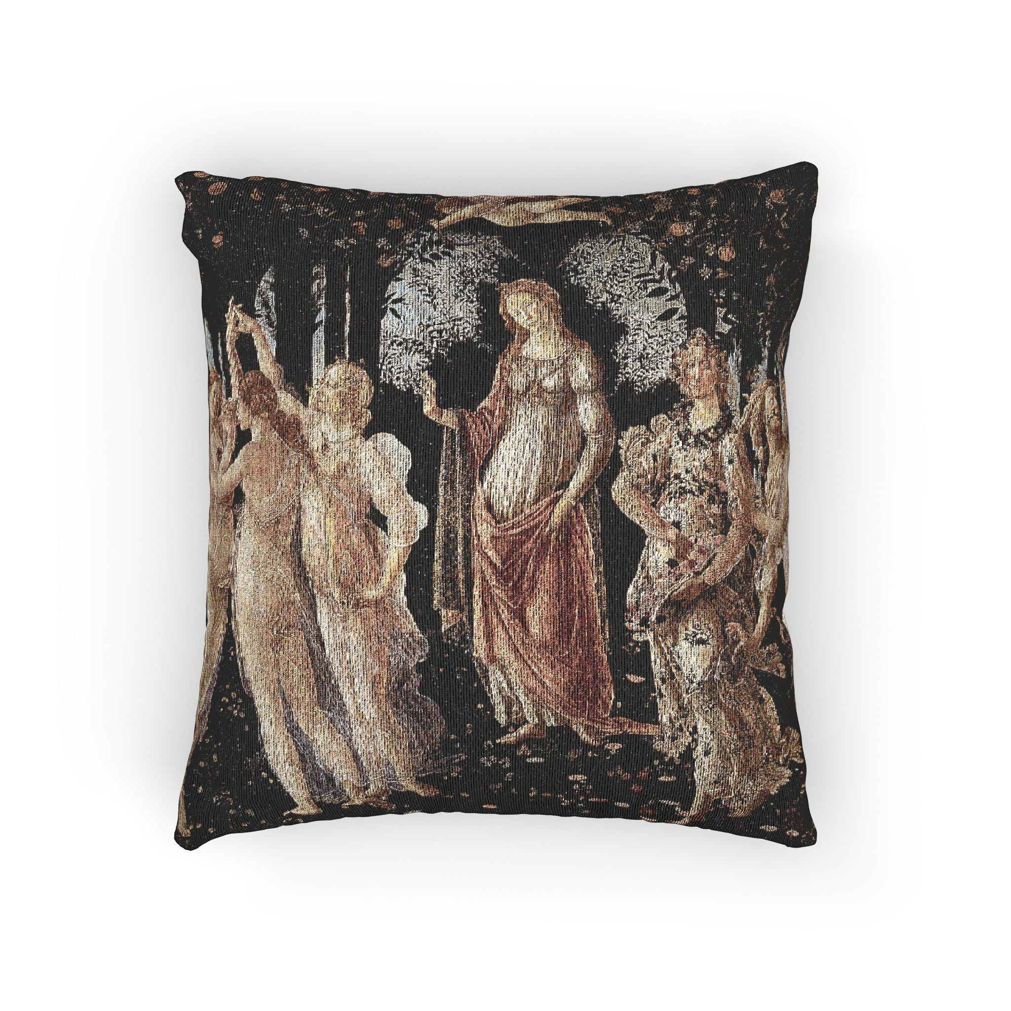 Sandro Botticelli - La Primavera - Google Art Project | Woven Pillow