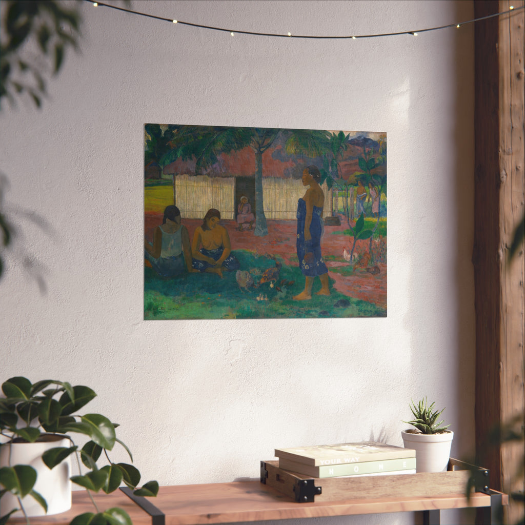 Paul Gauguin - No te aha oe riri (Why Are You Angry ) | Fine Art Poster