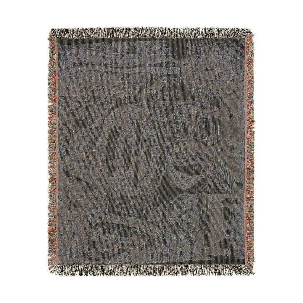 Paul Gauguin - Horse, with Other Animals and Ornaments | Woven Tapestry Blanket
