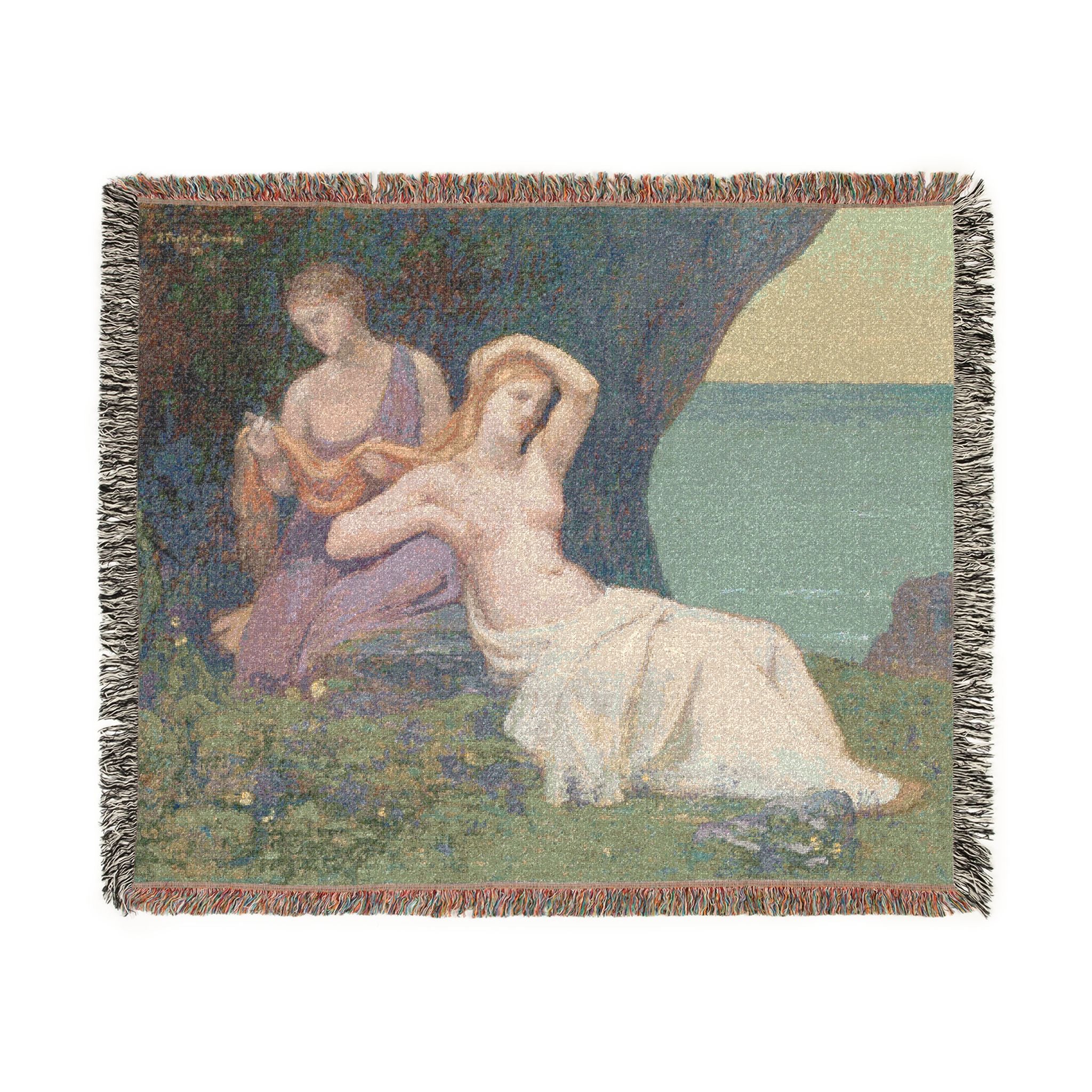 In the Heather Pierre Puvis de Chavannes Tapestry Blanket