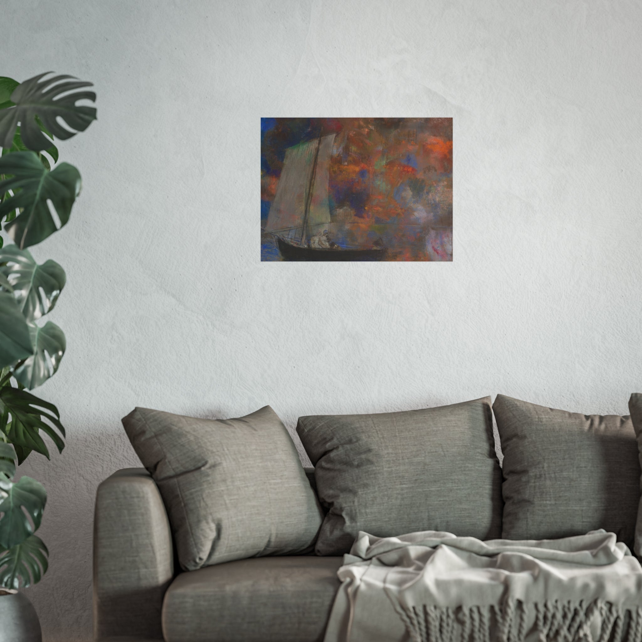 Odilon Redon - Flower Clouds | Fine Art Poster