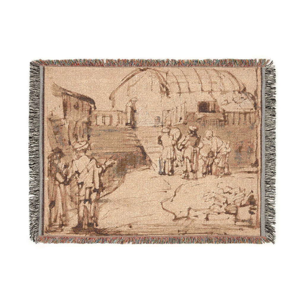 Rembrandt van Rijn - Noah's Ark | Woven Tapestry Blanket