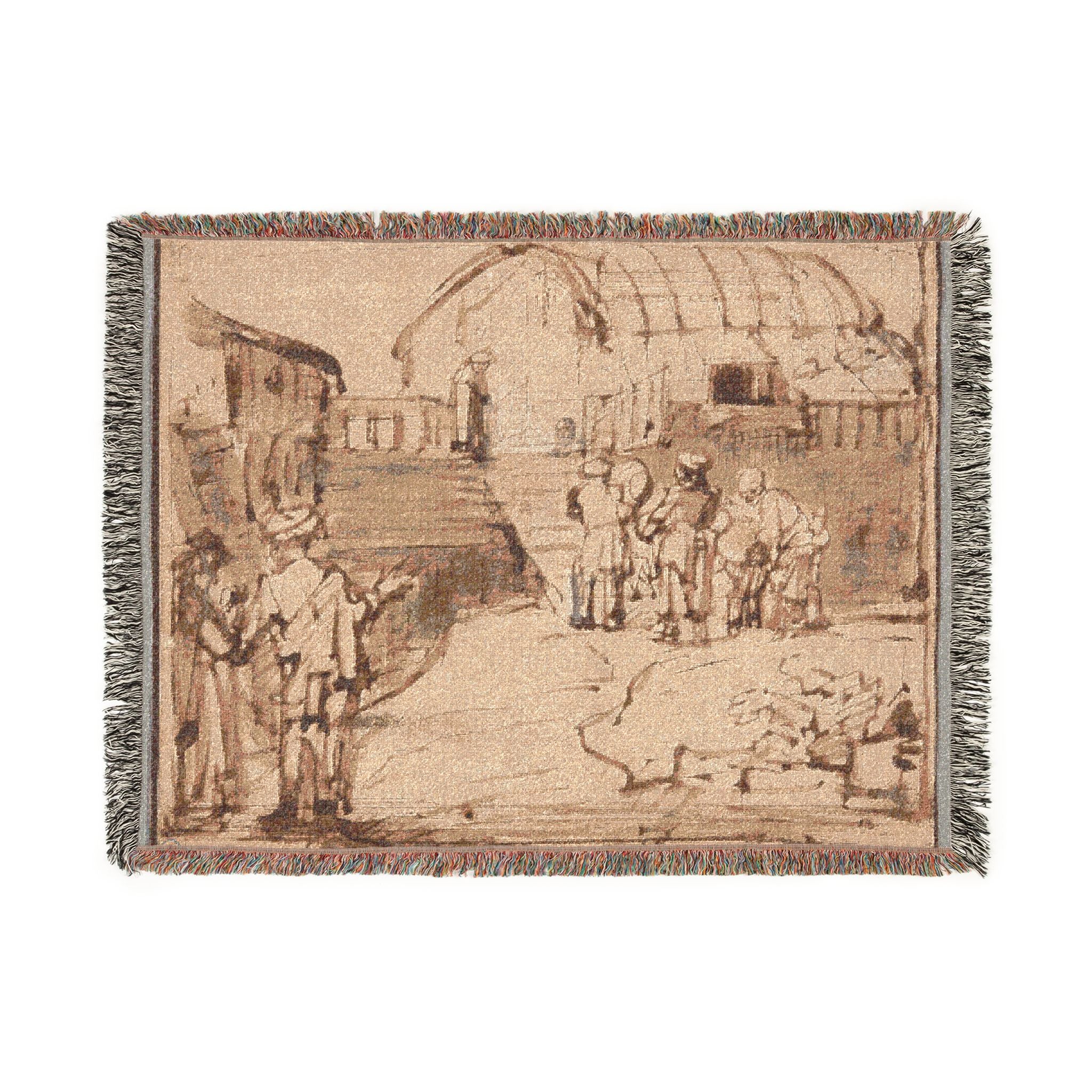 Rembrandt van Rijn - Noah's Ark | Woven Tapestry Blanket