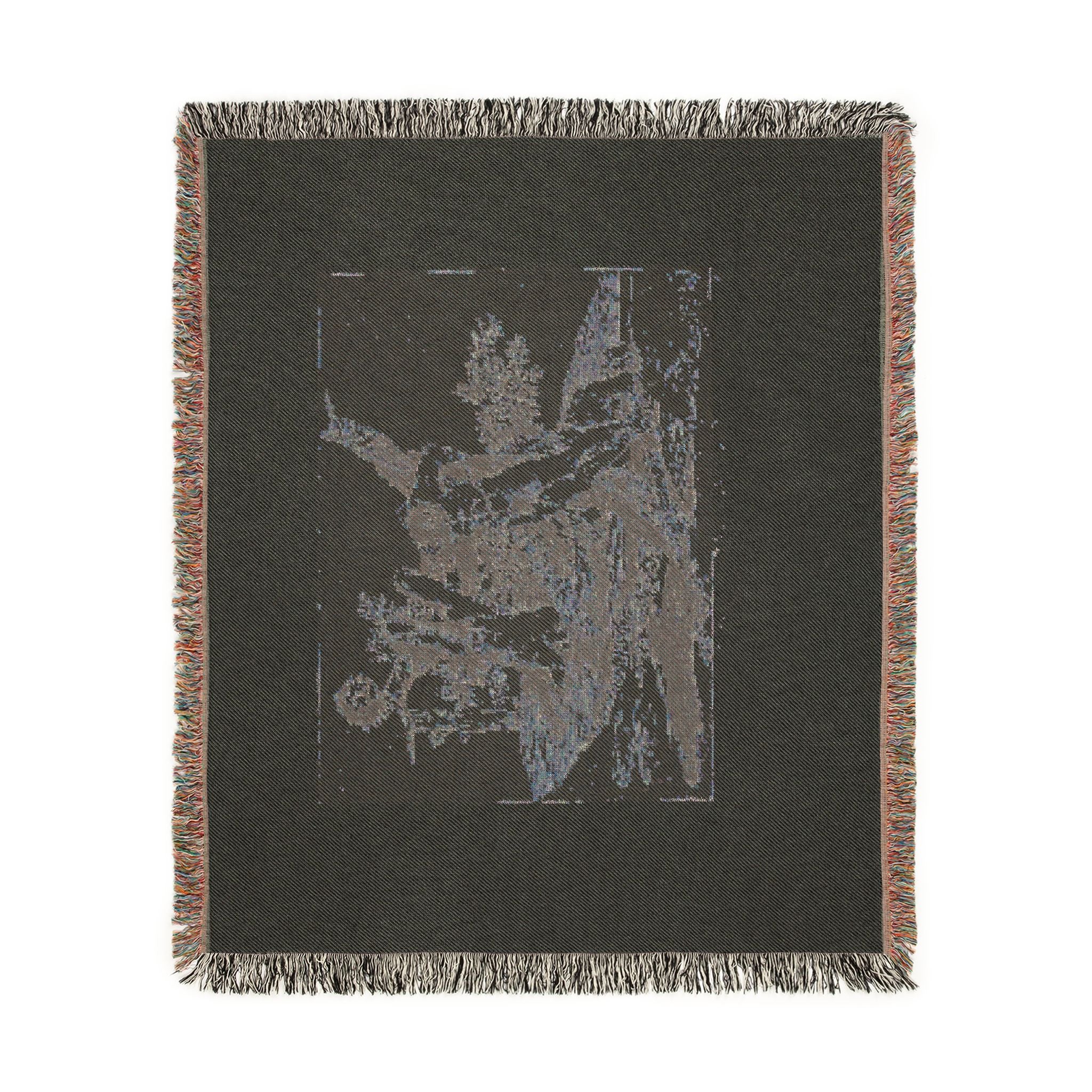 Francisco José de Goya y Lucientes - A Heroic Feat! With Dead Men!, plate 39 from The Disasters of War | Woven Tapestry Blanket