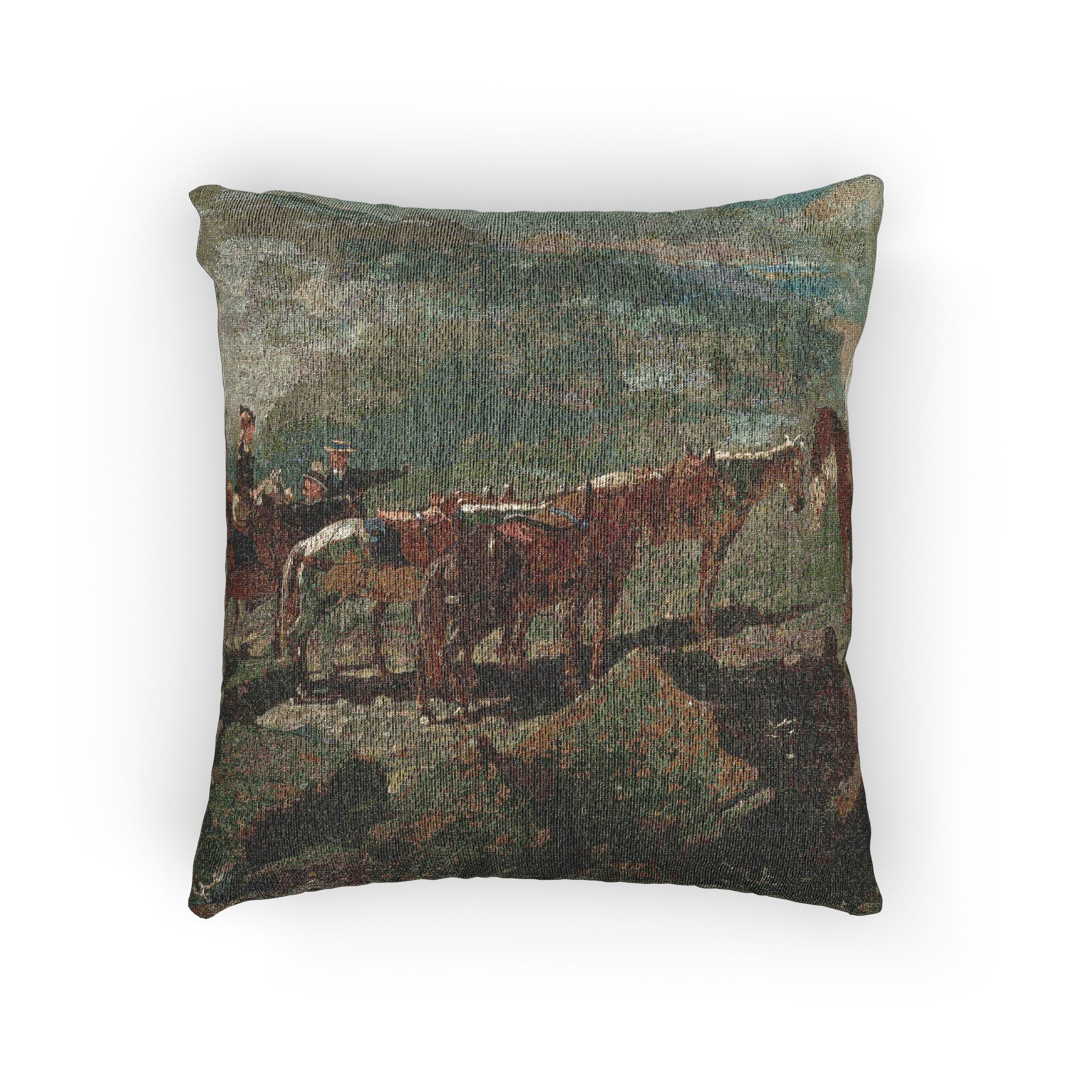 Winslow Homer - Mount Washington | Woven Pillow