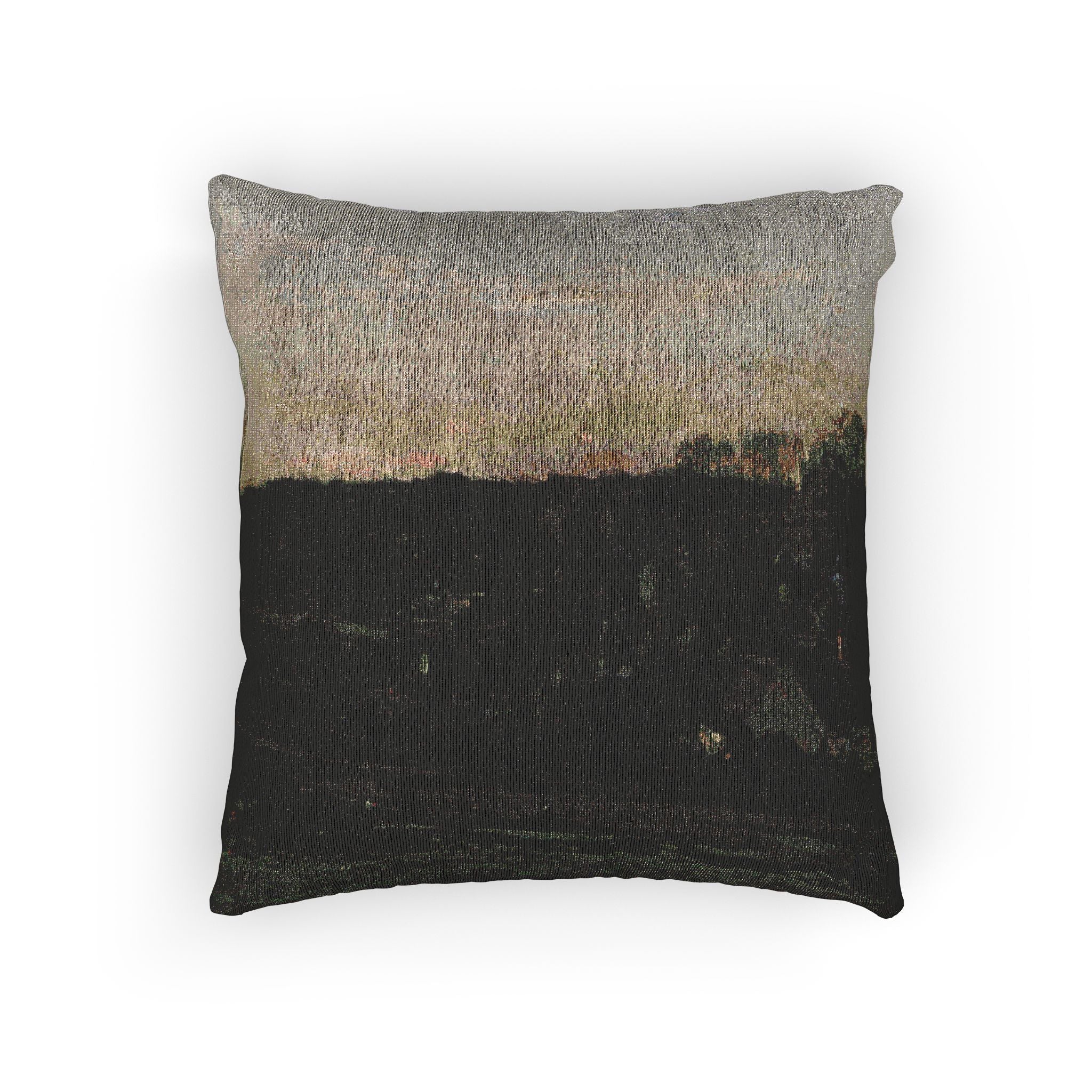 Charles François Daubigny - House of Mère Bazot | Woven Pillow