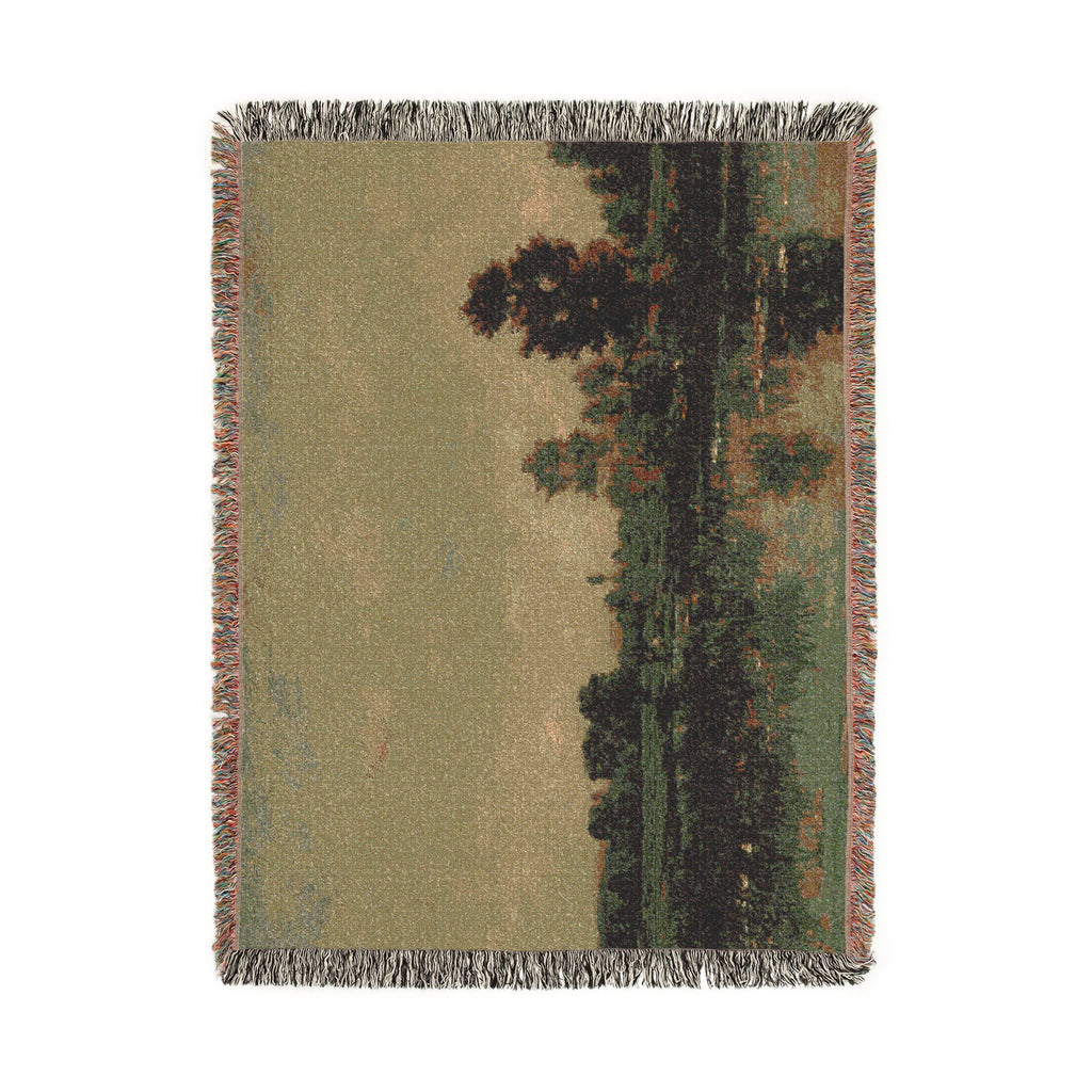 Charles François Daubigny - The Marsh | Woven Tapestry Blanket