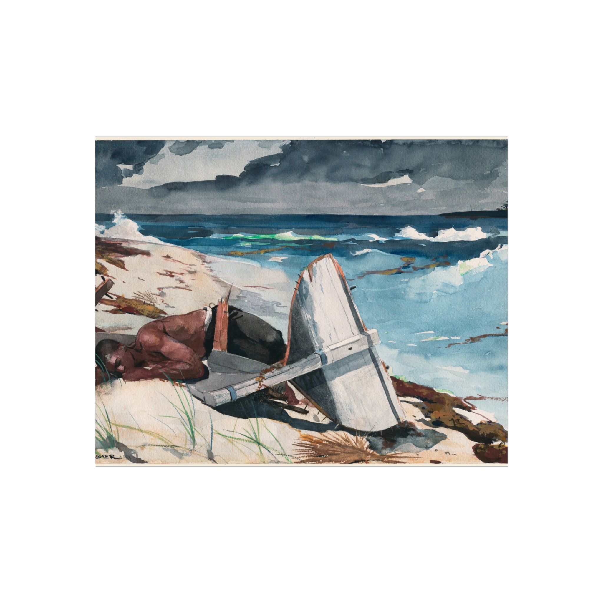 After the Hurricane, Bahamas Winslow Homer Fine Art Poster