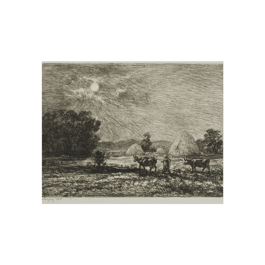 Charles François Daubigny - Moonlight at Valmondois | Fine Art Poster