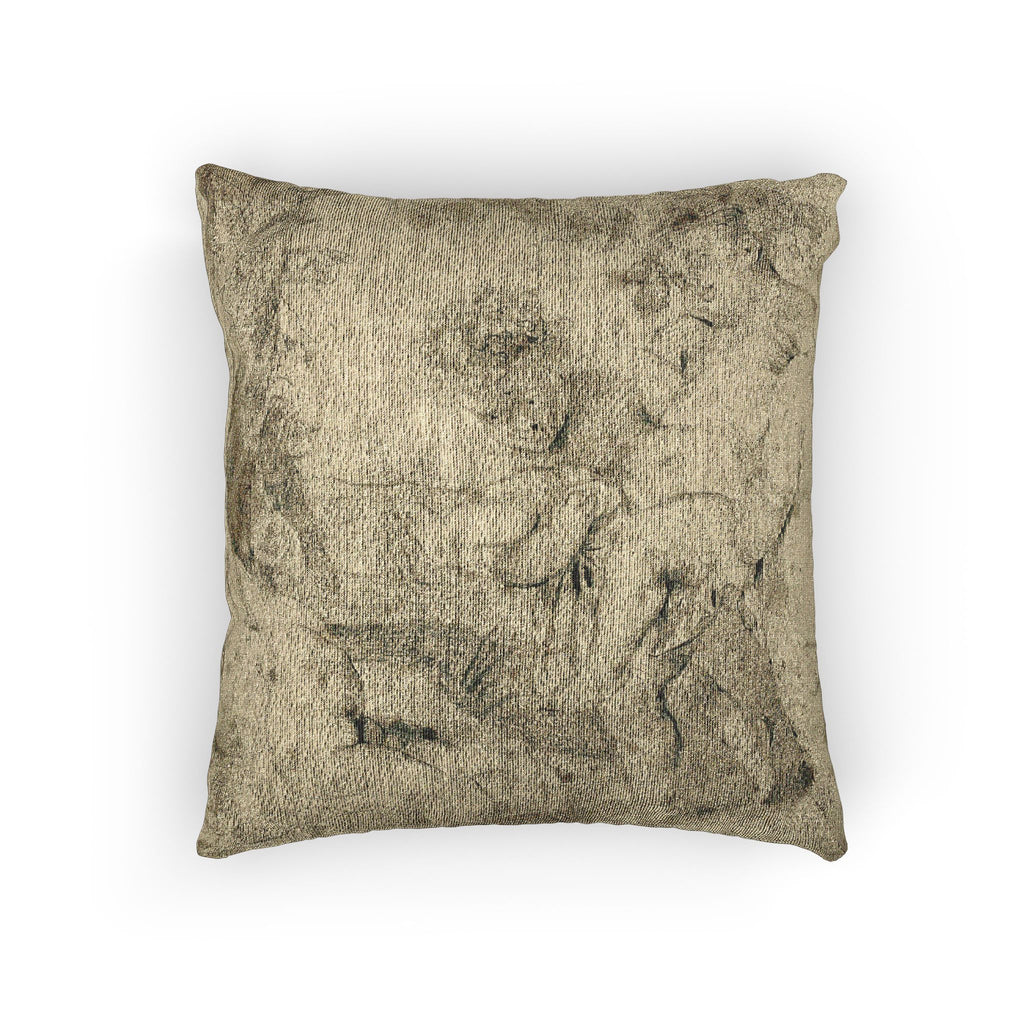Anthony van Dyck - Young Bacchus and Companions | Woven Pillow