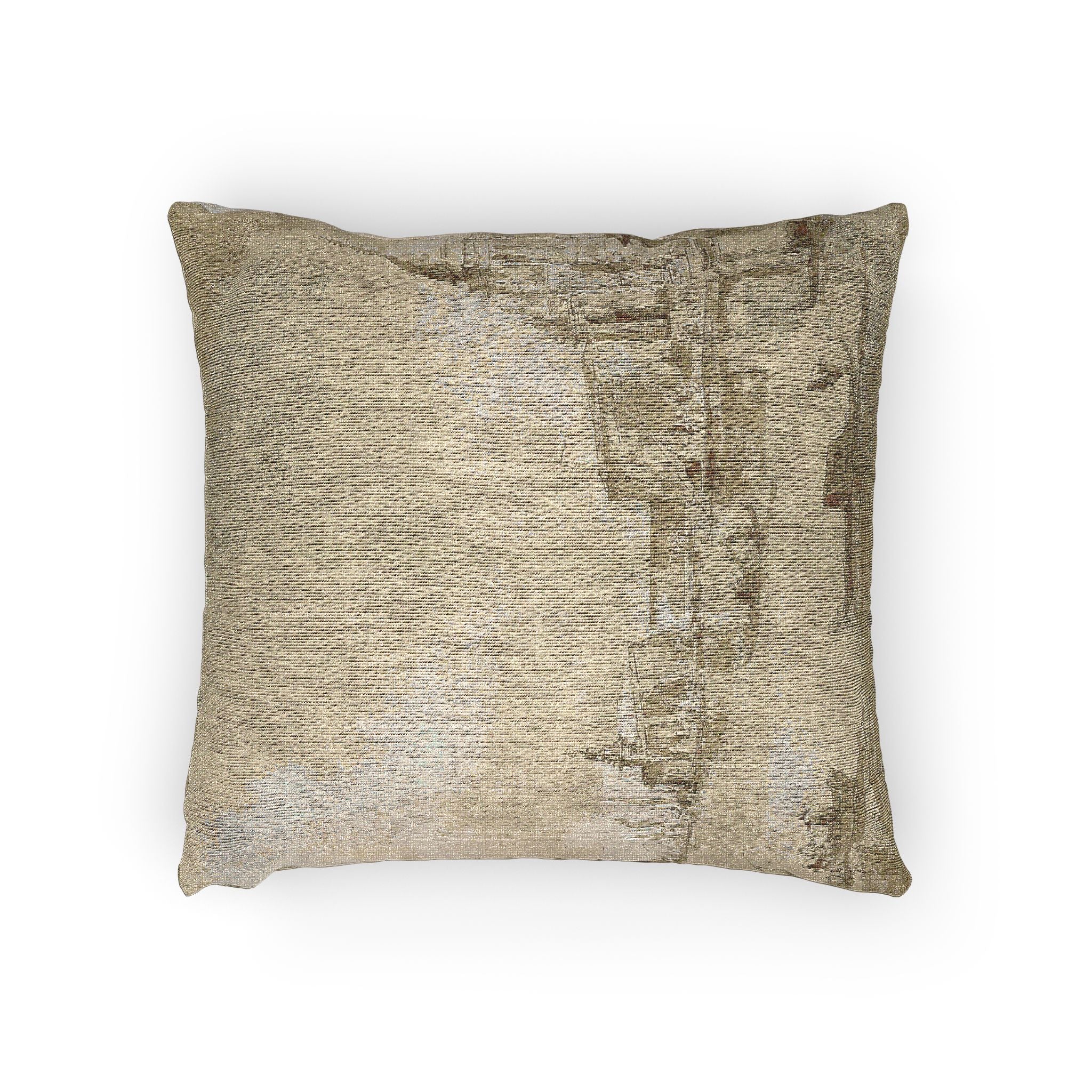 Imitator of Francesco Guardi - Bacino di San Marco with the Dogana del Mare and Santa Maria della Salute | Woven Pillow