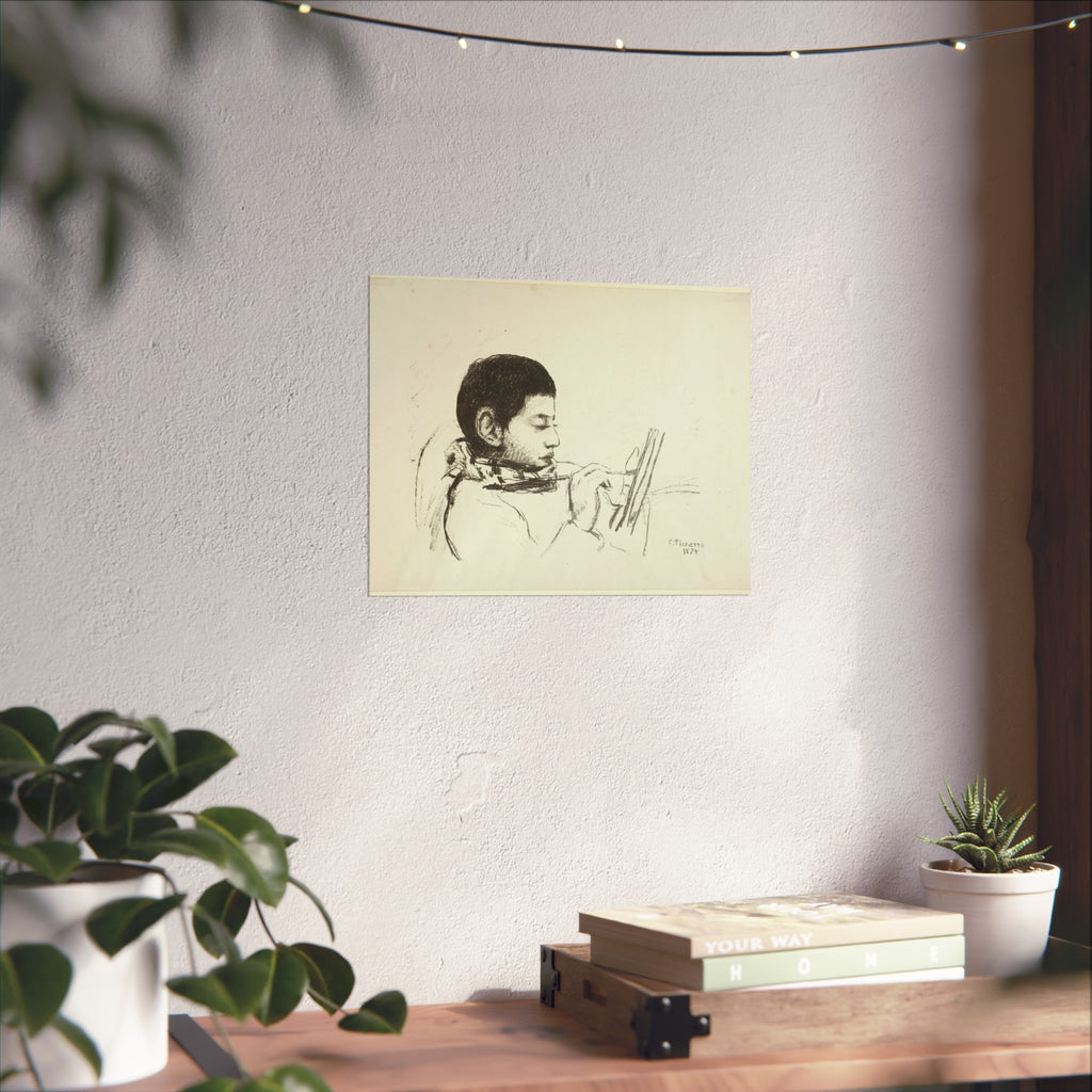 Camille Pissarro - Portrait Lucien Pissarro | Fine Art Poster