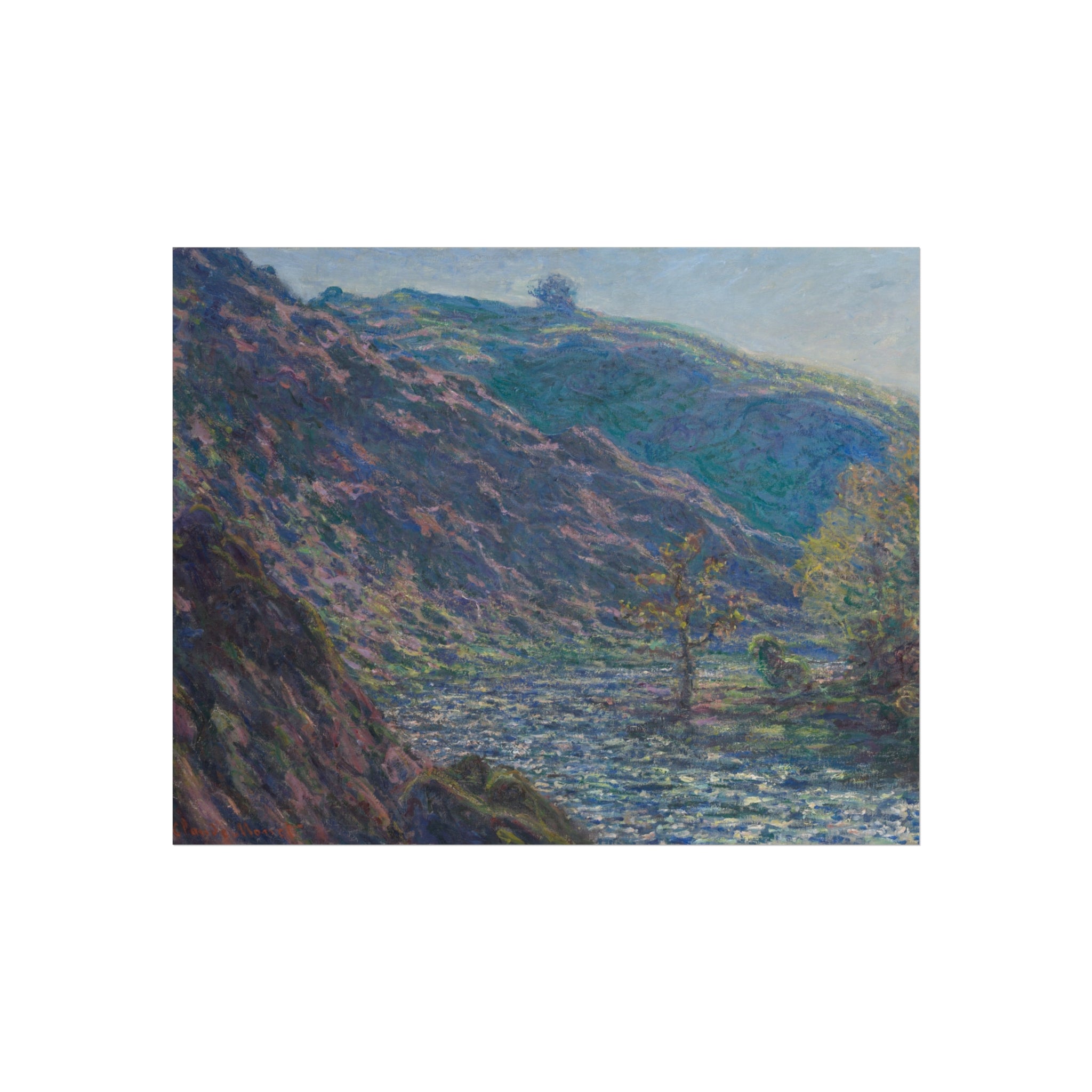 The Petite Creuse River Claude Monet Fine Art Poster