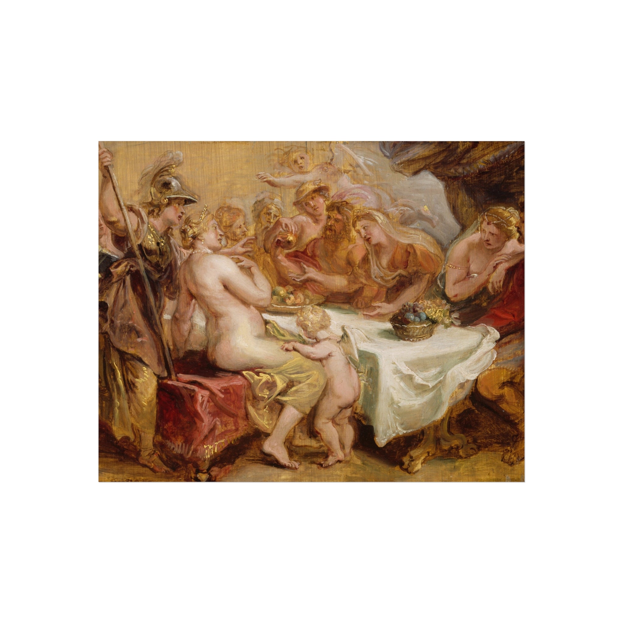 Peter Paul Rubens - The Wedding of Peleus and Thetis | Fine Art Poster