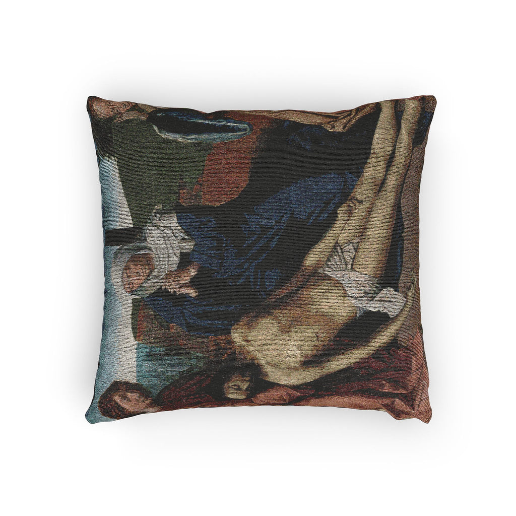 Gerard David - Lamentation over the Body of Christ | Woven Pillow