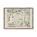 Paul Cezanne - Small Bathers | Woven Tapestry Blanket