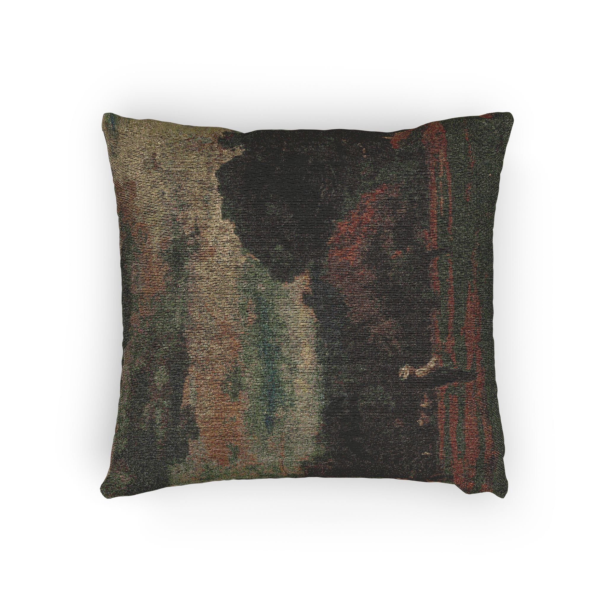 George Inness - Harvest, Montclair, New Jersey | Woven Pillow