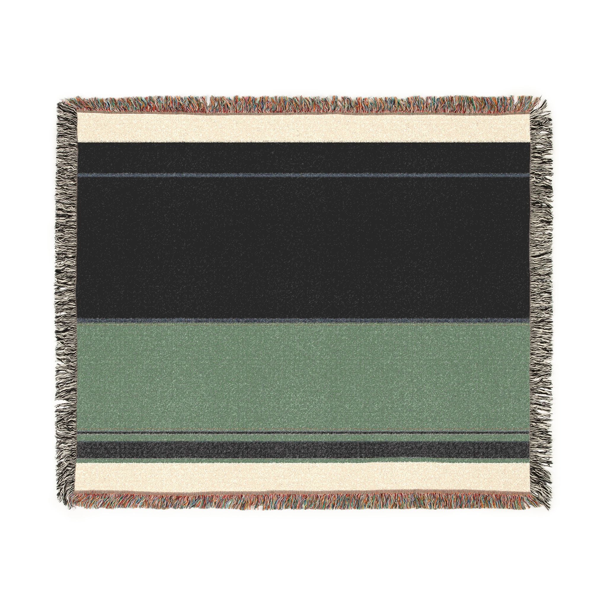 Grove Throw — Ink · Olive · Slate