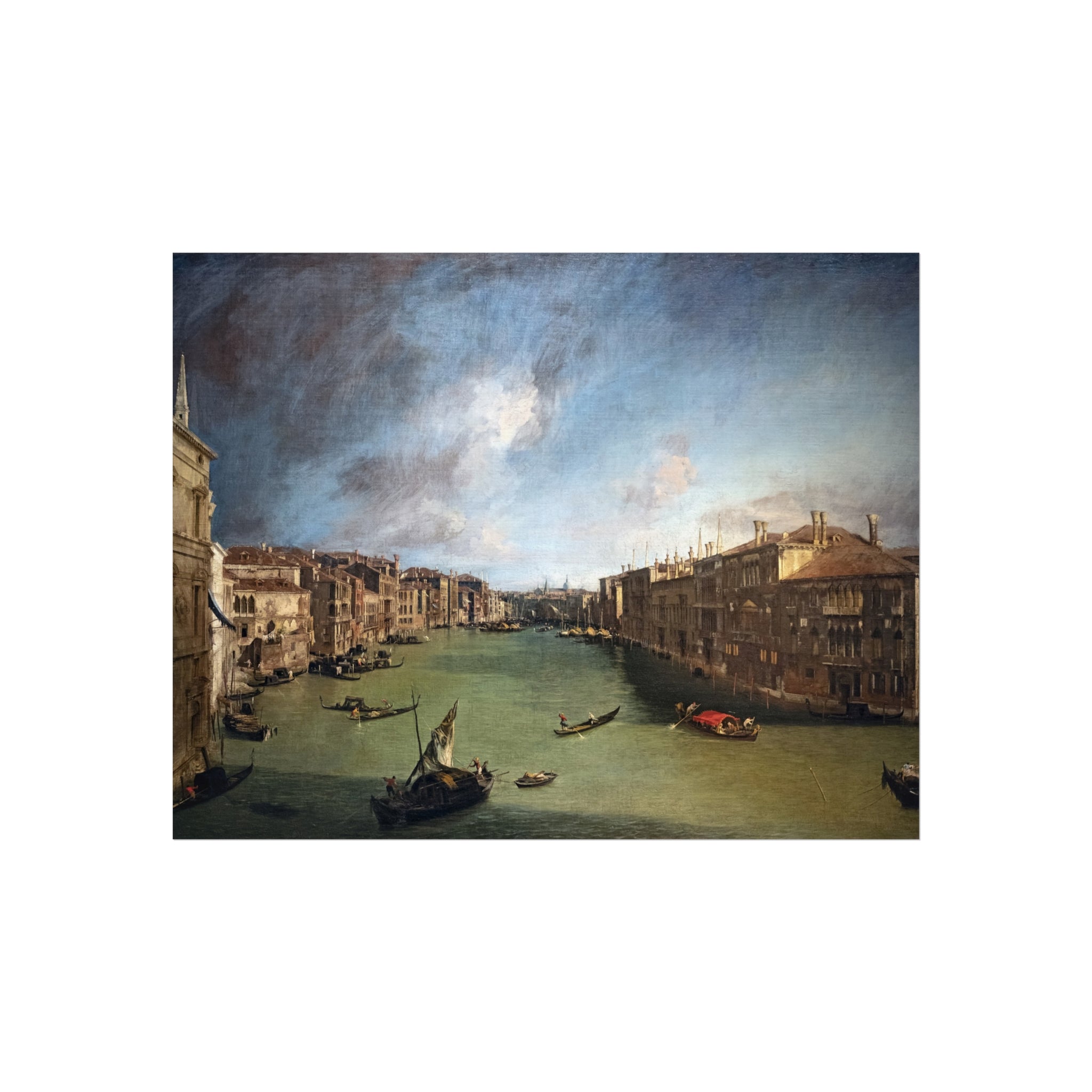 Ca' Rezzonico - Canal Grande da Palazzo Balbi a Rialto C.1722 - Canaletto | Fine Art Poster