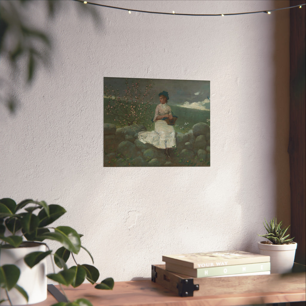 Winslow Homer - Peach Blossoms | Fine Art Poster