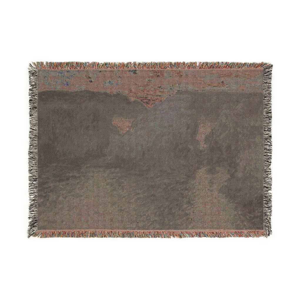 Claude Monet - Rocks at Port-Goulphar, Belle-Île | Woven Tapestry Blanket