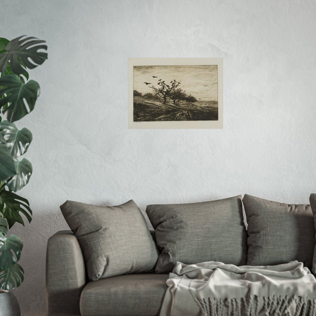 Charles François Daubigny - Crows in a Tree | Fine Art Poster
