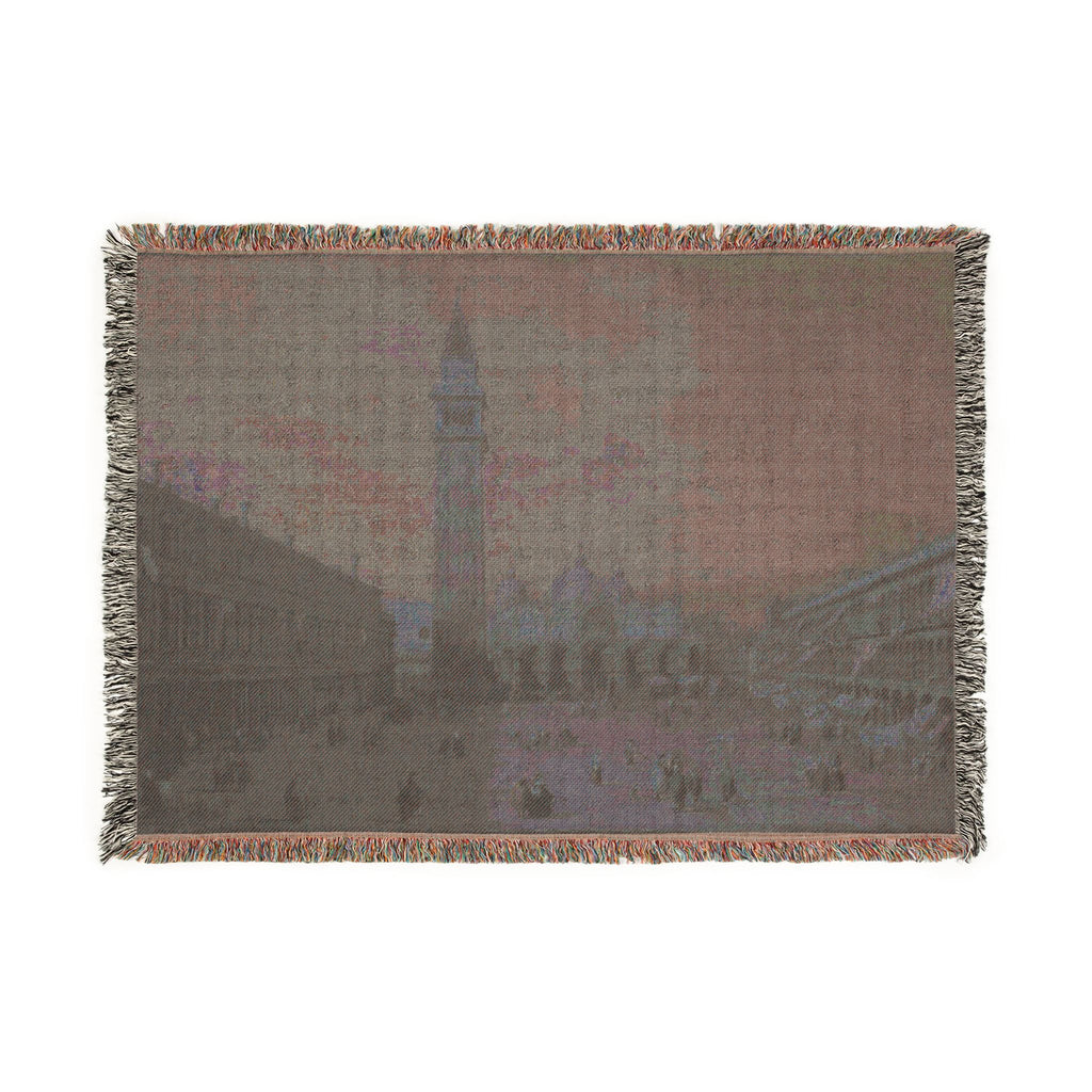 Giovanni Antonio Canal, il Canaletto - Piazza San Marco - WGA03883 | Woven Tapestry Blanket