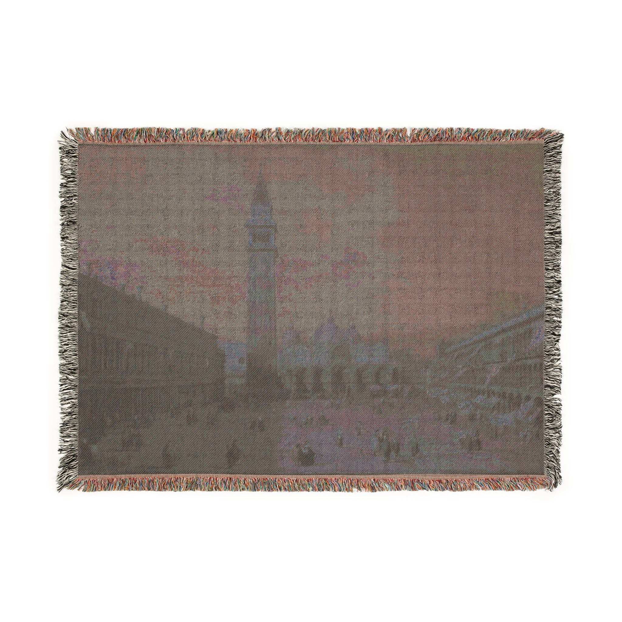 Giovanni Antonio Canal, il Canaletto - Piazza San Marco - WGA03883 | Woven Tapestry Blanket