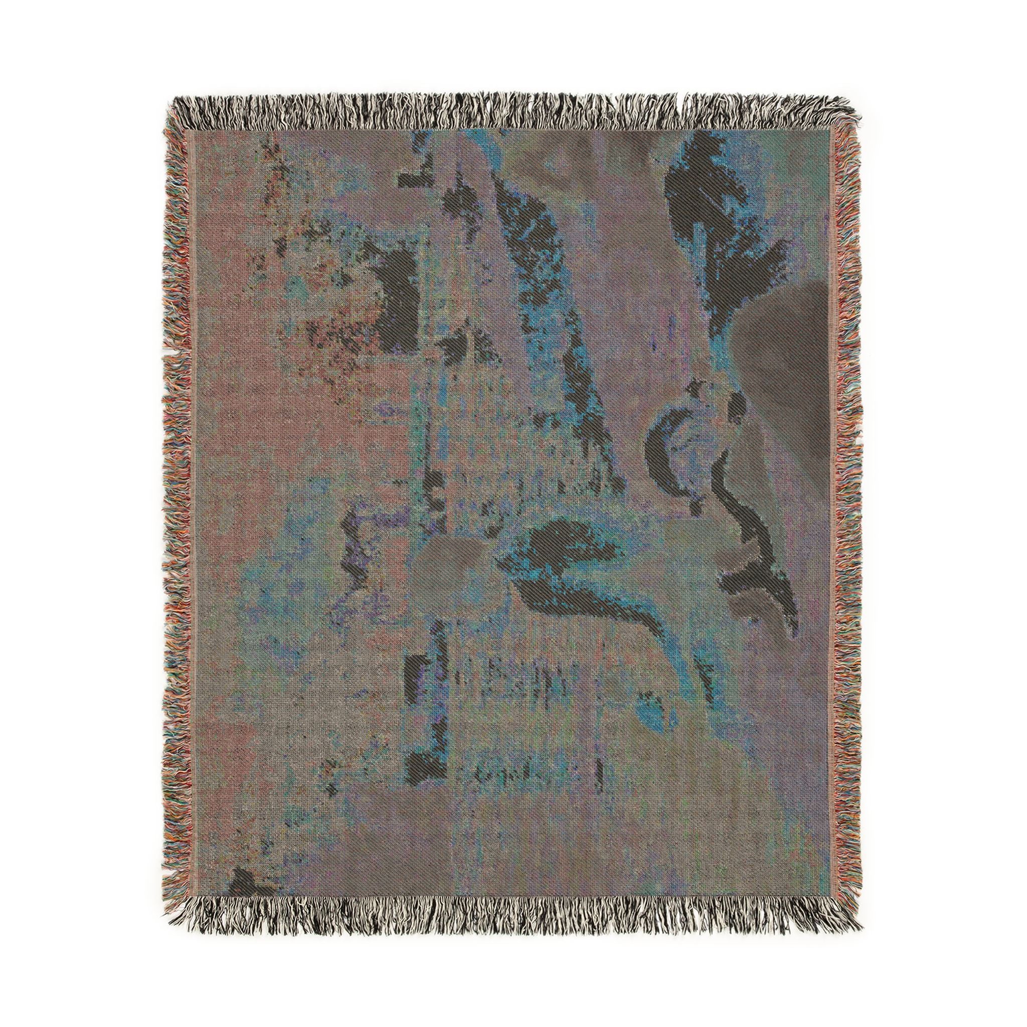 Georges Seurat - Final Study for Bathers at Asnières | Woven Tapestry Blanket